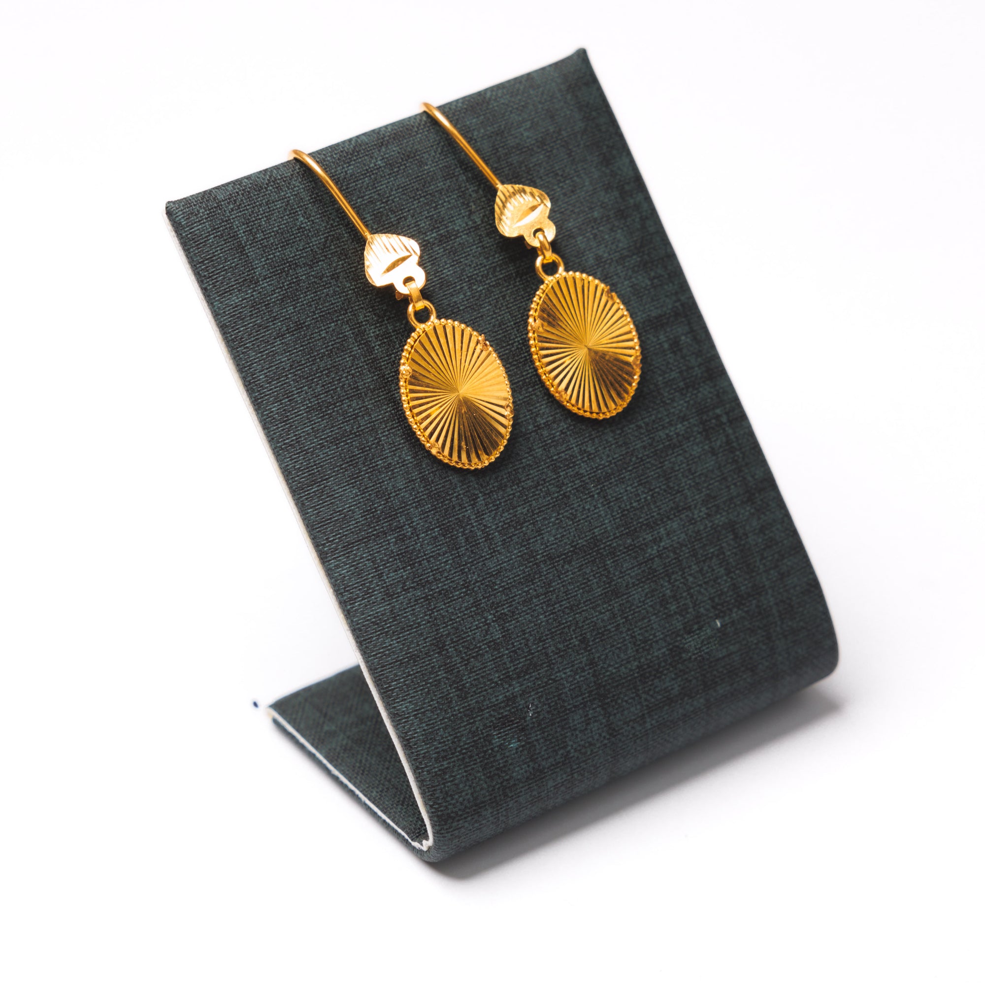 Oval Earrings (V1) - Silver 925 & Gold Plated