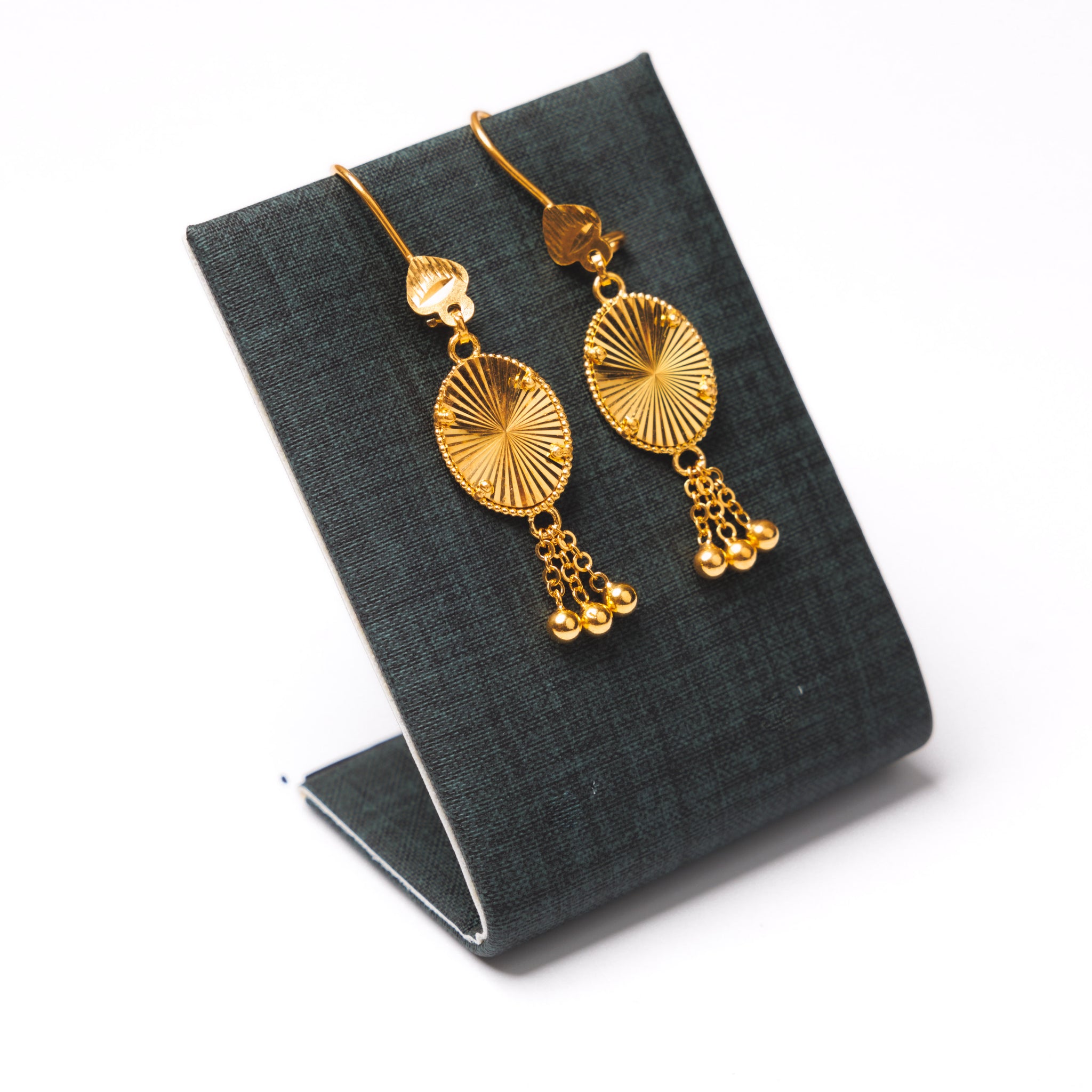 Oval Earrings (V1) - Silver 925 & Gold Plated