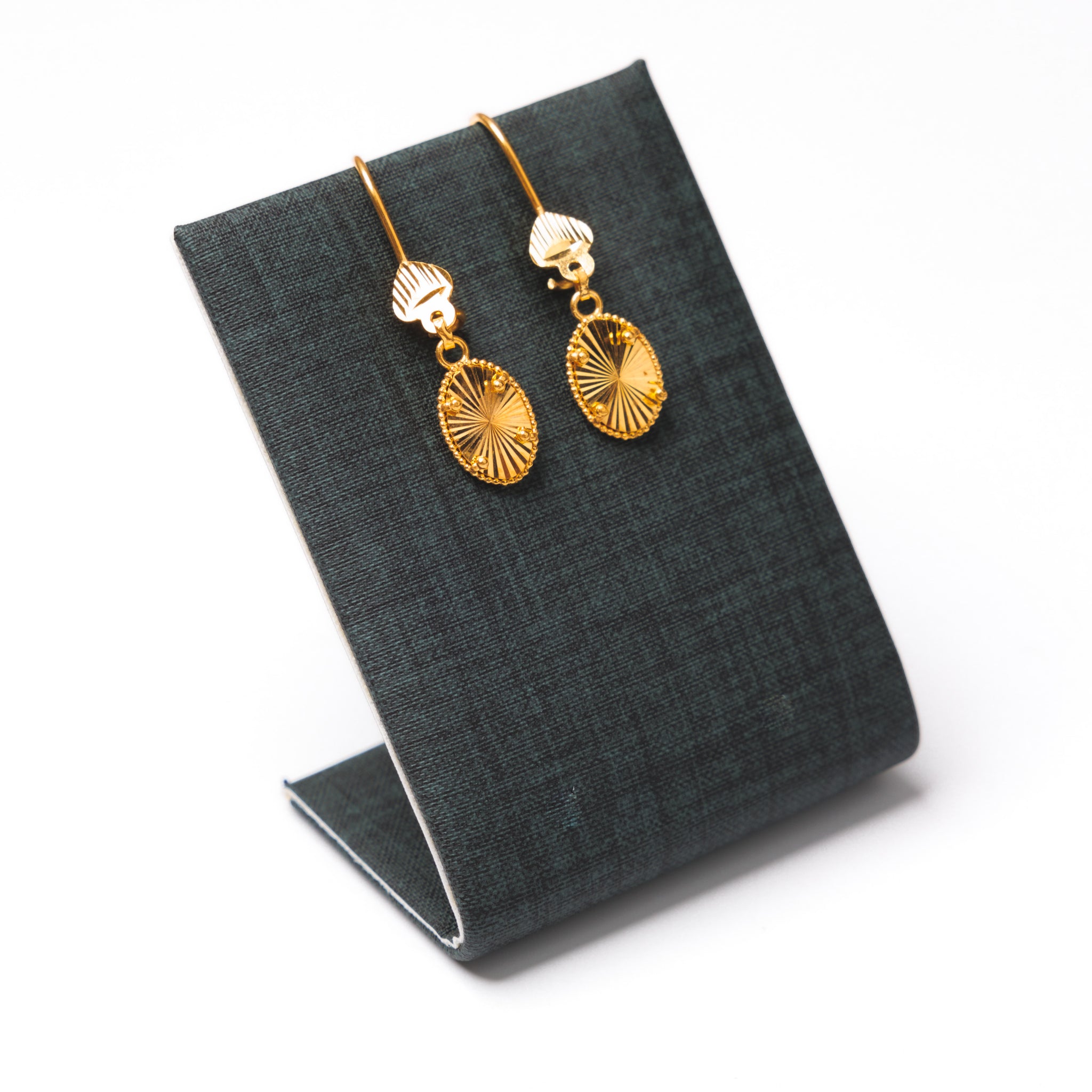 Oval Earrings (V1) - Silver 925 & Gold Plated