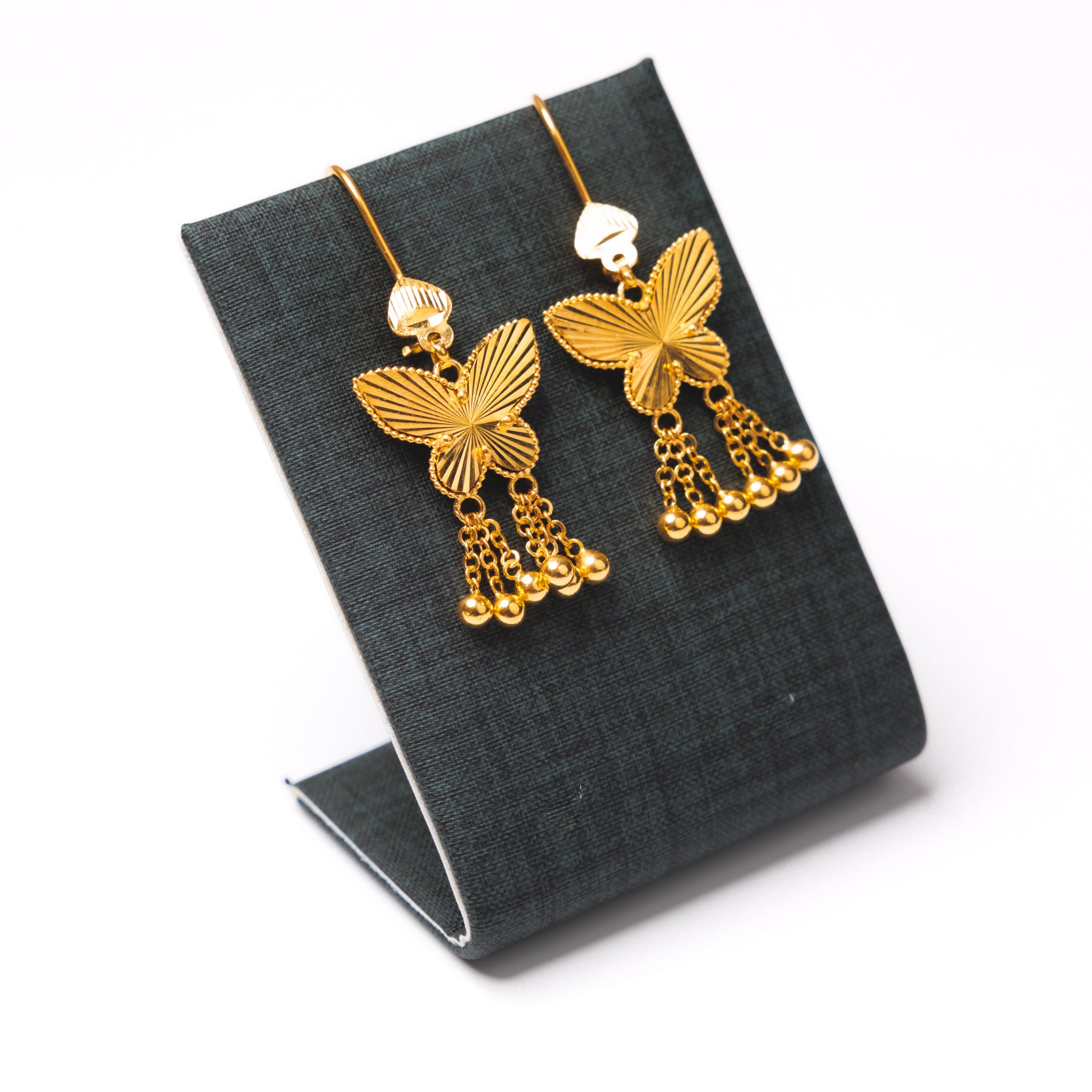 Butterfly Earrings (V1) - Silver 925 & Gold Plated