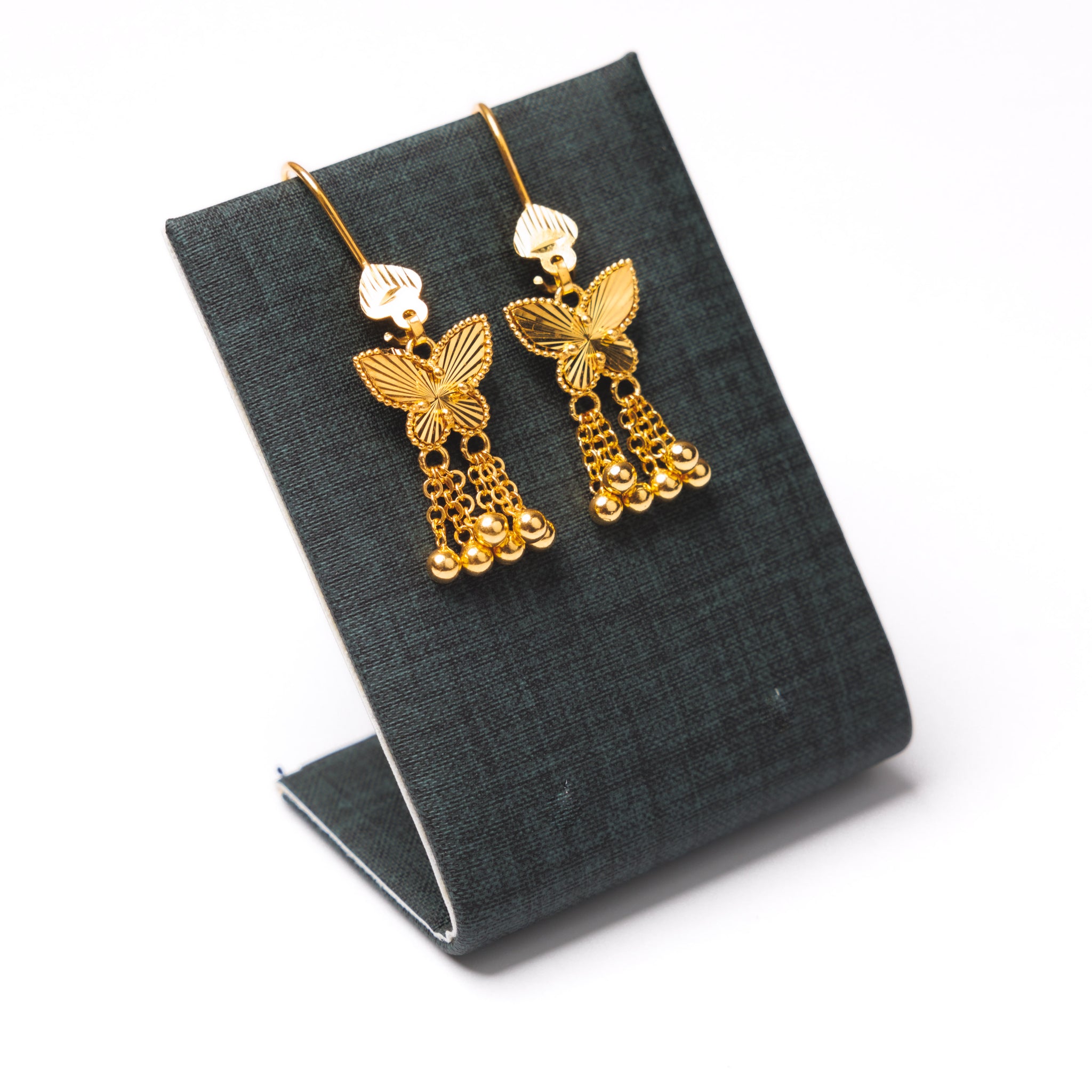 Butterfly Earrings (V1) - Silver 925 & Gold Plated