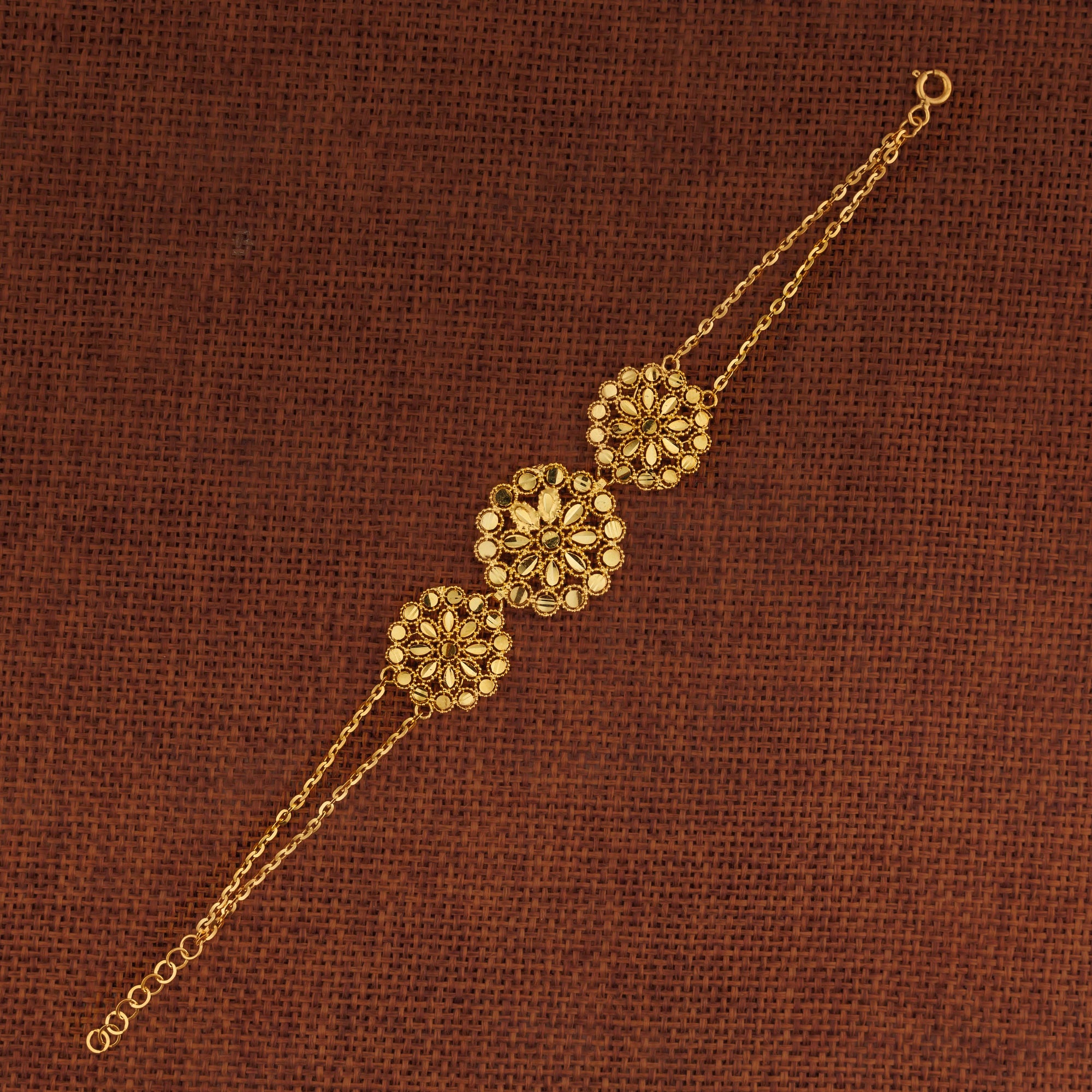 RP 3 Piece Bracelet / Chain (D1) - Silver 925 & Gold Plated