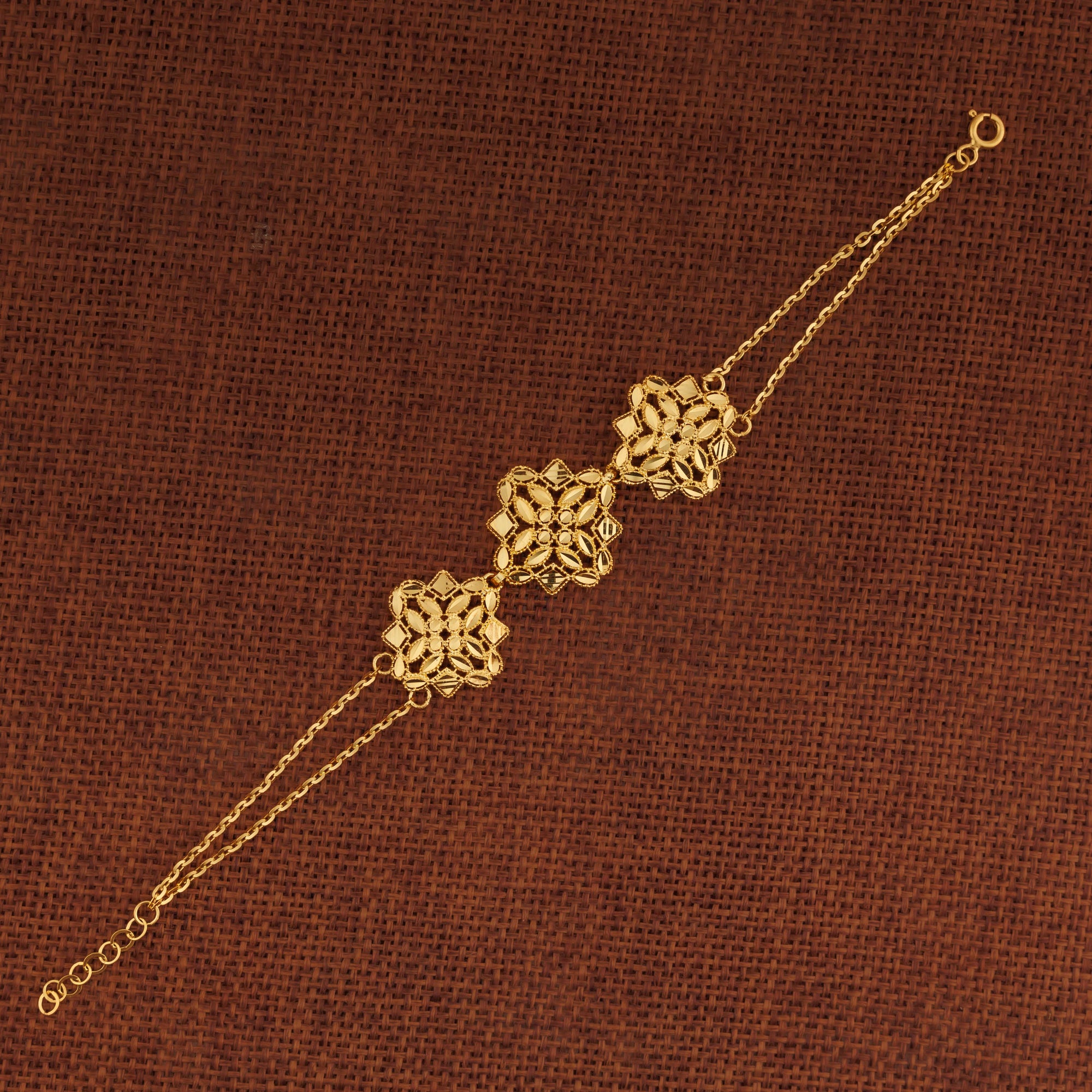 RP 3 Piece Bracelet / Chain (D6) - Silver 925 & Gold Plated