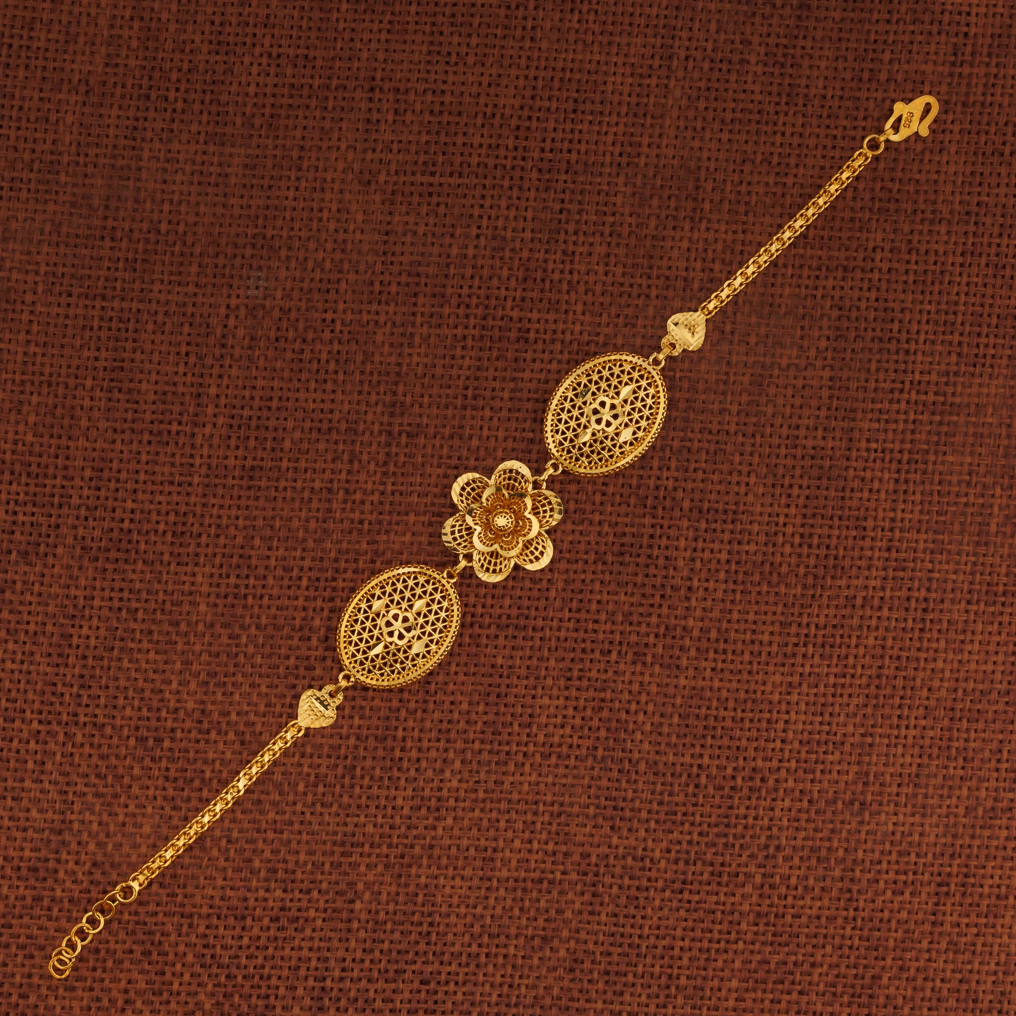 RP 3 Piece Bracelet / Chain (D16) - Silver 925 & Gold Plated