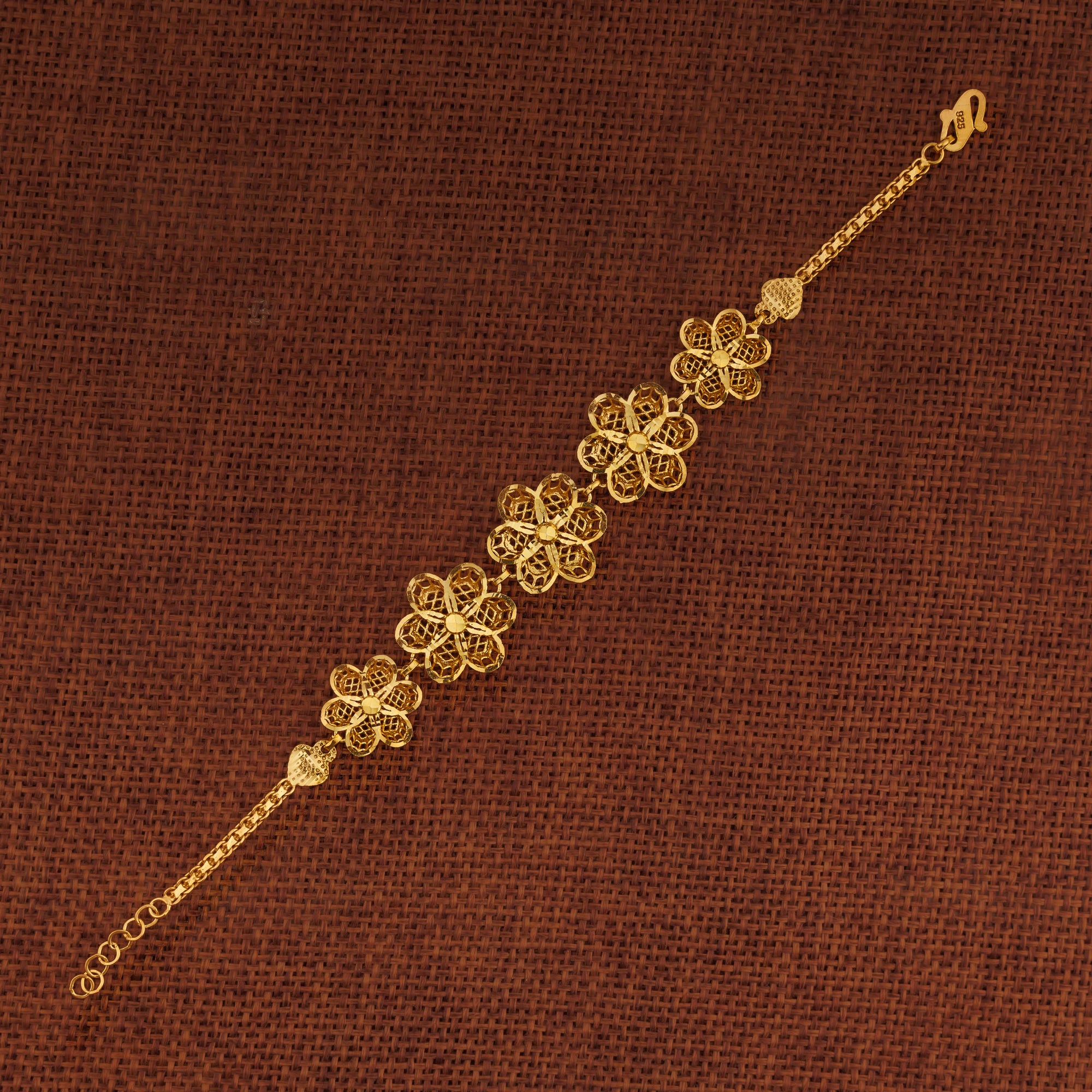 RP 5 Piece Bracelet / Chain (D1) - Silver 925 & Gold Plated
