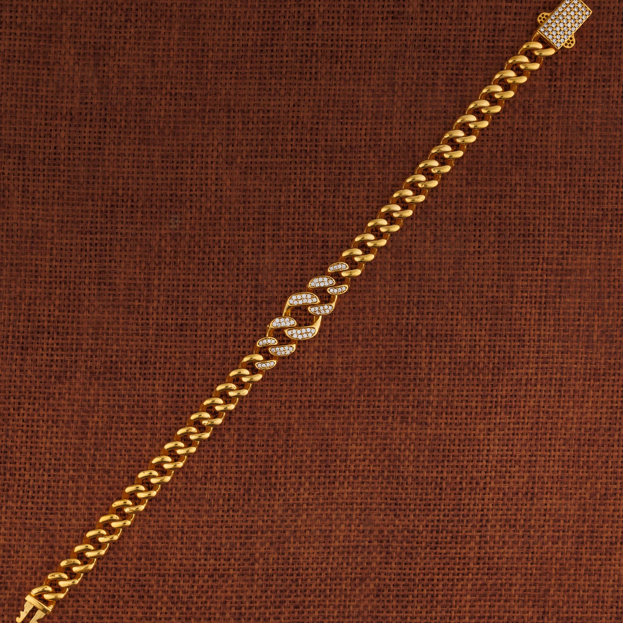 Zircon Bracelet (D24) - Silver 925 & Gold Plated