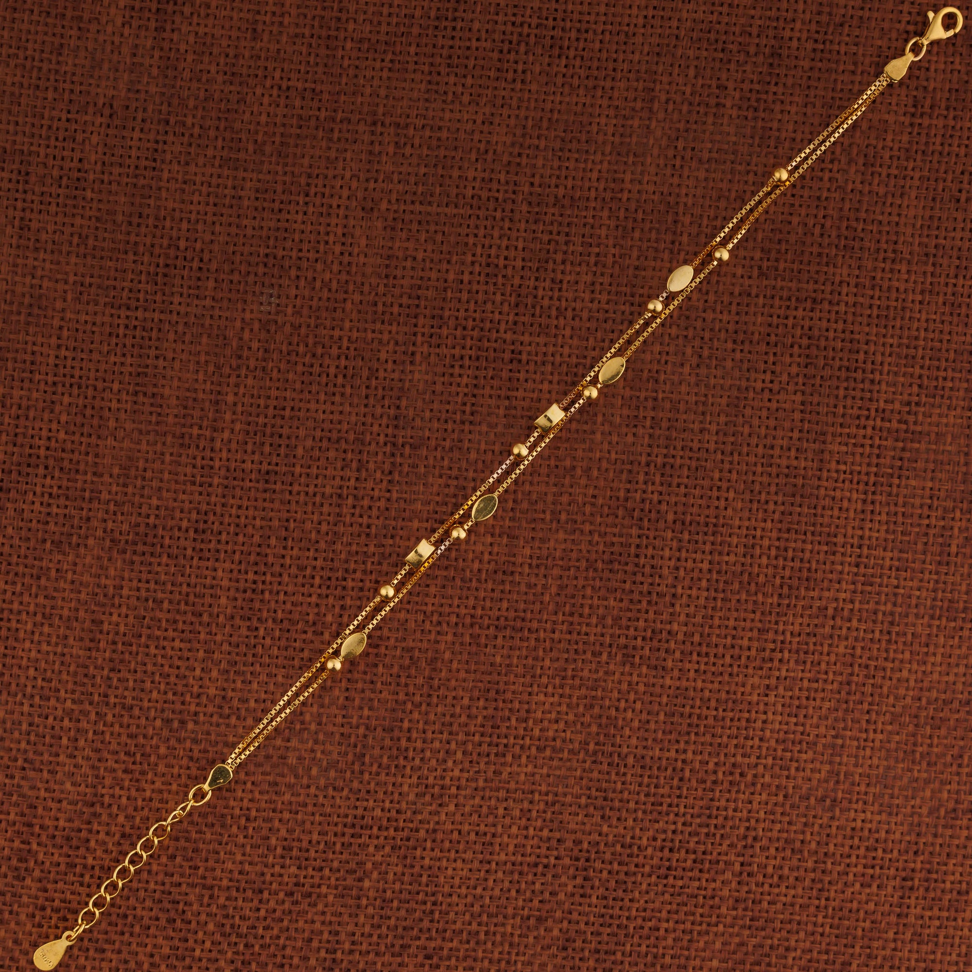 Turkish Bracelet (D24) - Silver 925 & Gold Plated