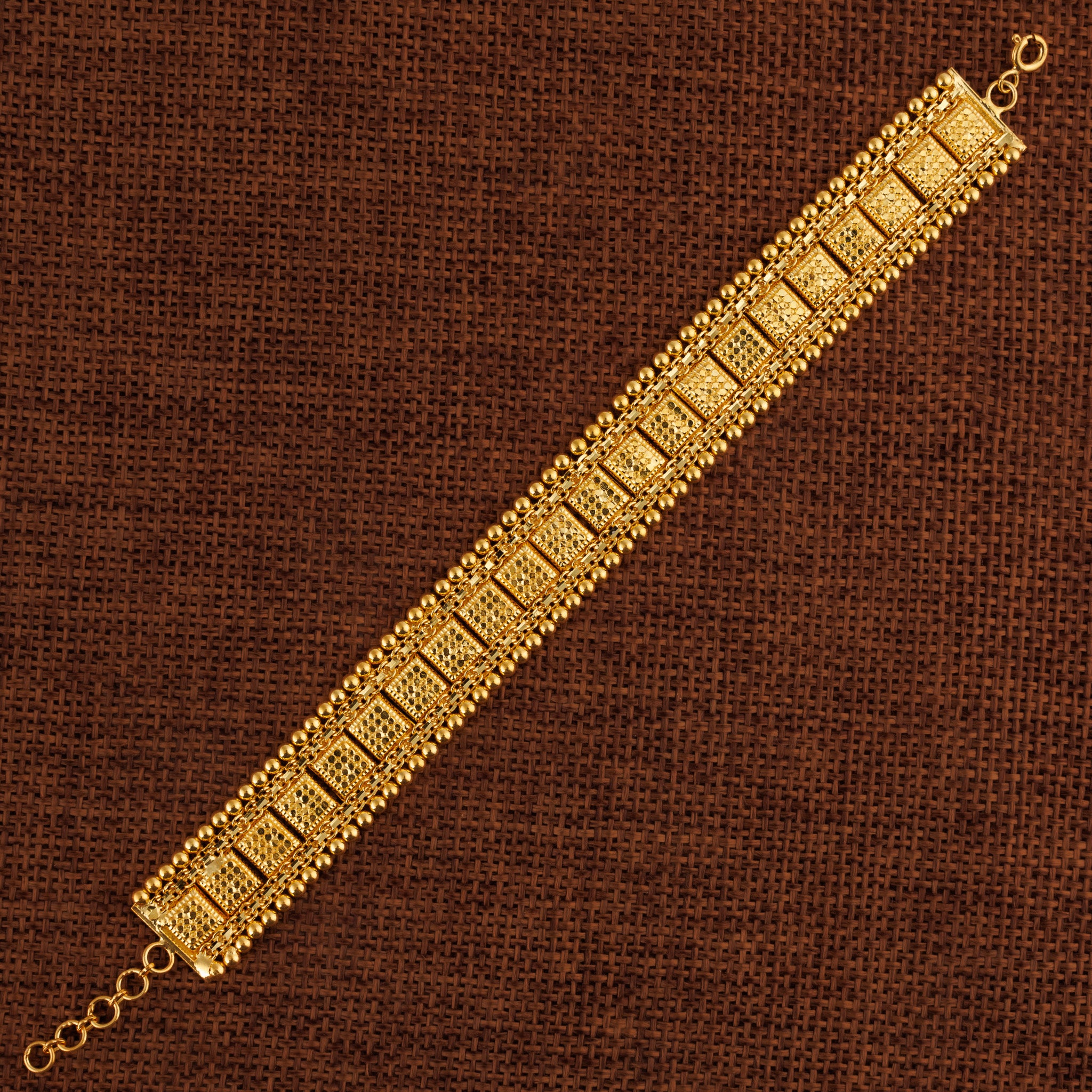 1 Line Patta Bracelet (D5) - Silver 925 & Gold Plated