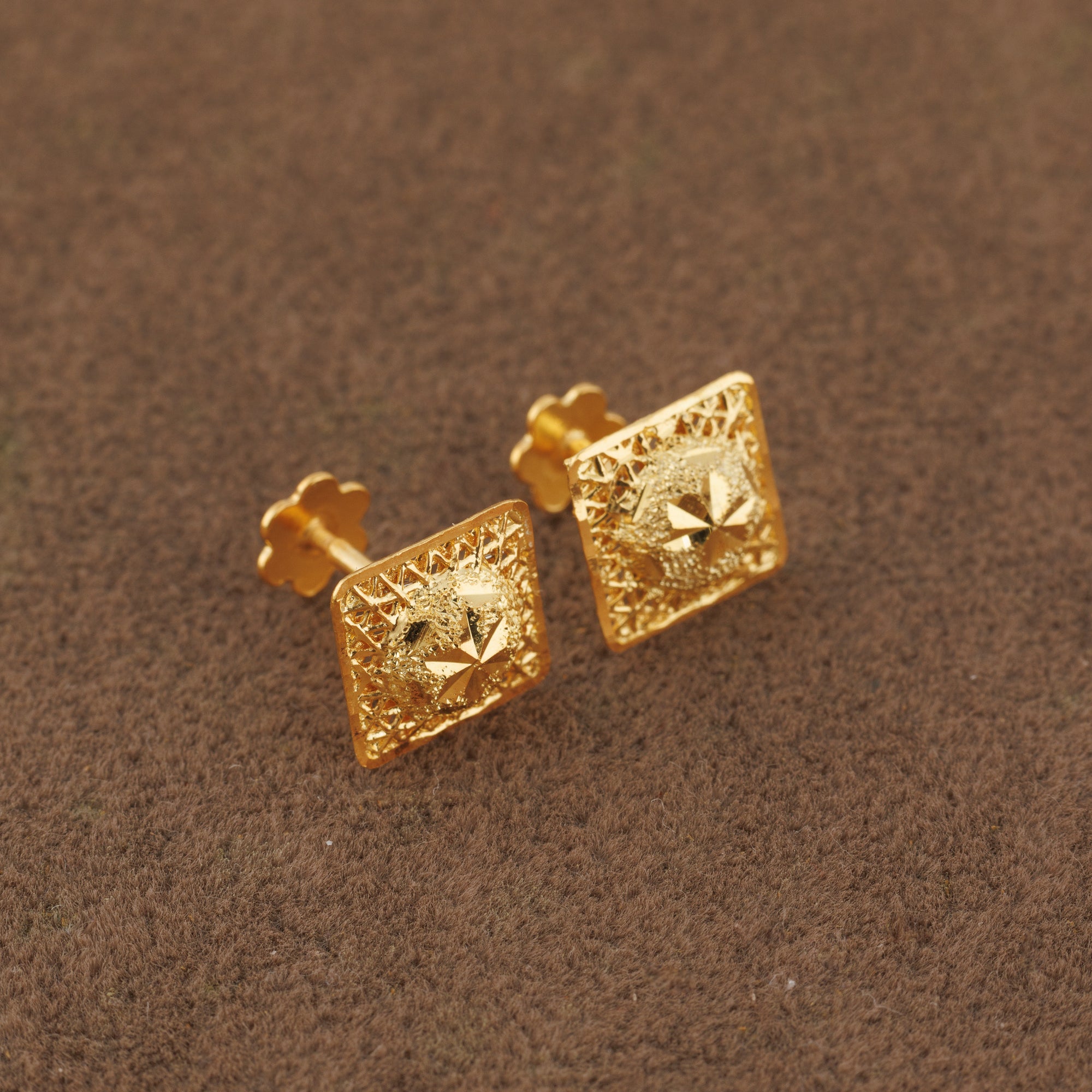 Frame Shape Tops (D3) - Silver 925 & Gold Plated