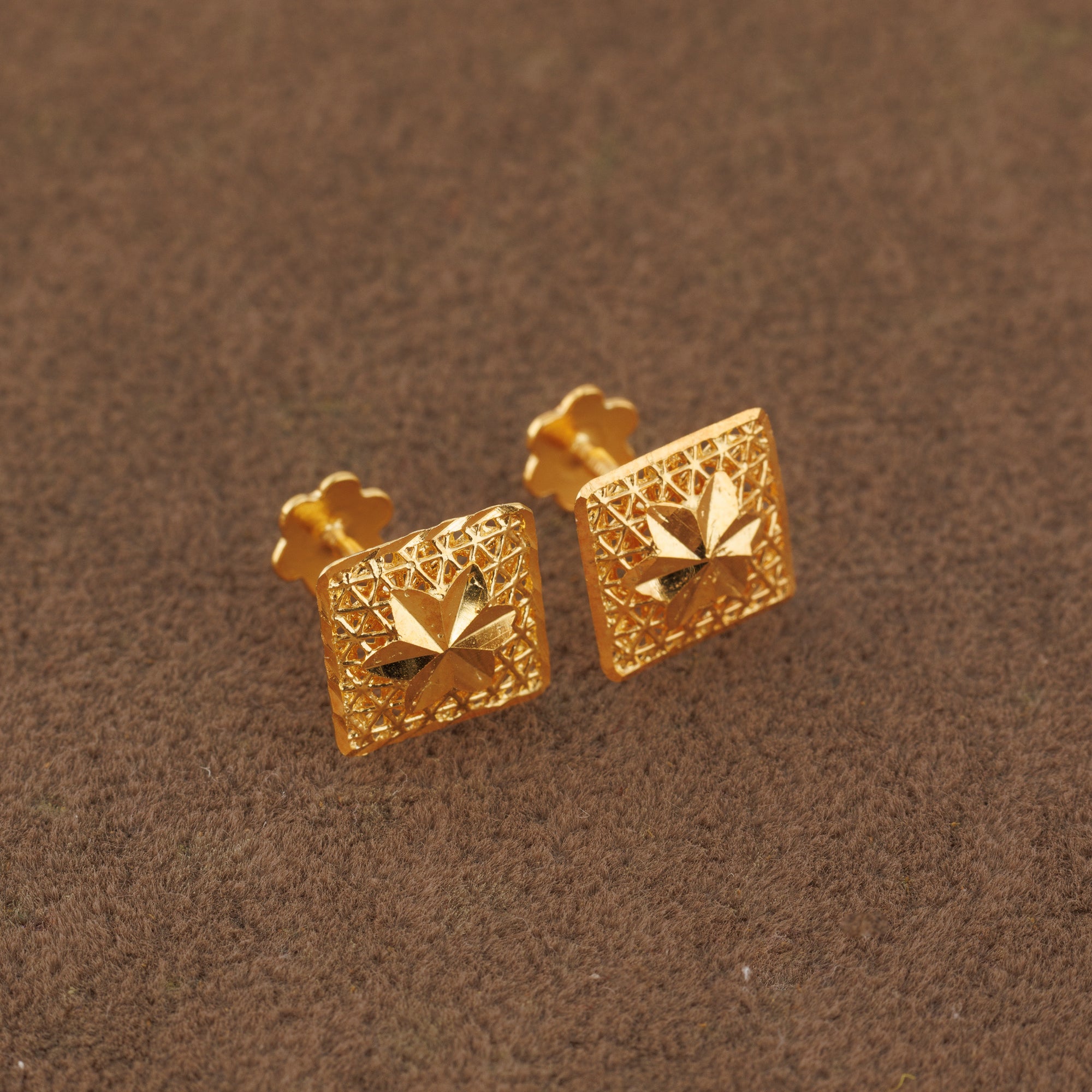Frame Shape Tops (D2) - Silver 925 & Gold Plated