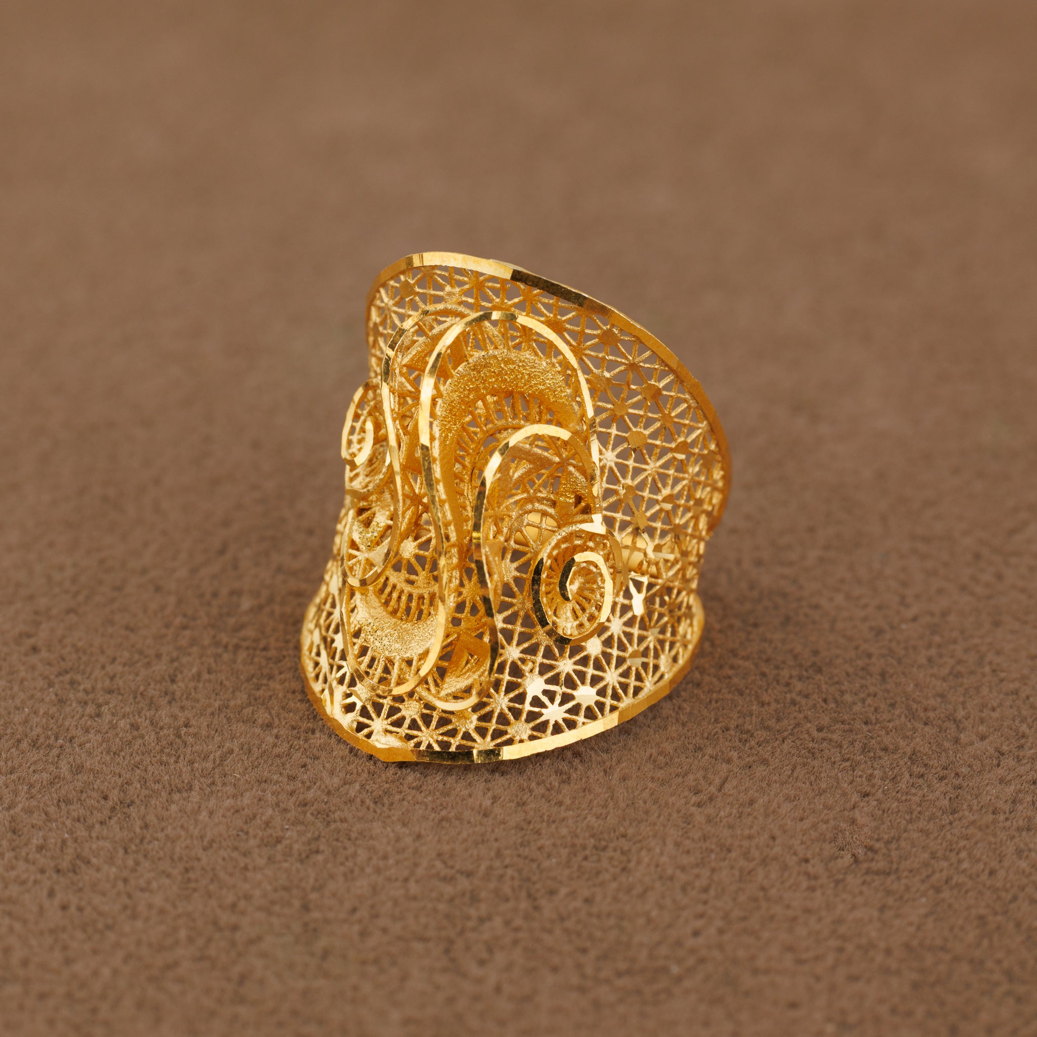 3D RP Rings (D106) - Silver 925 & Gold Plated