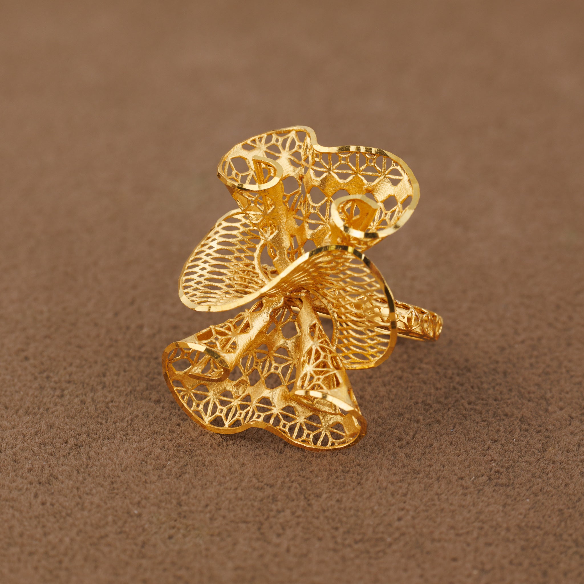 3D RP Rings (D88) - Silver 925 & Gold Plated