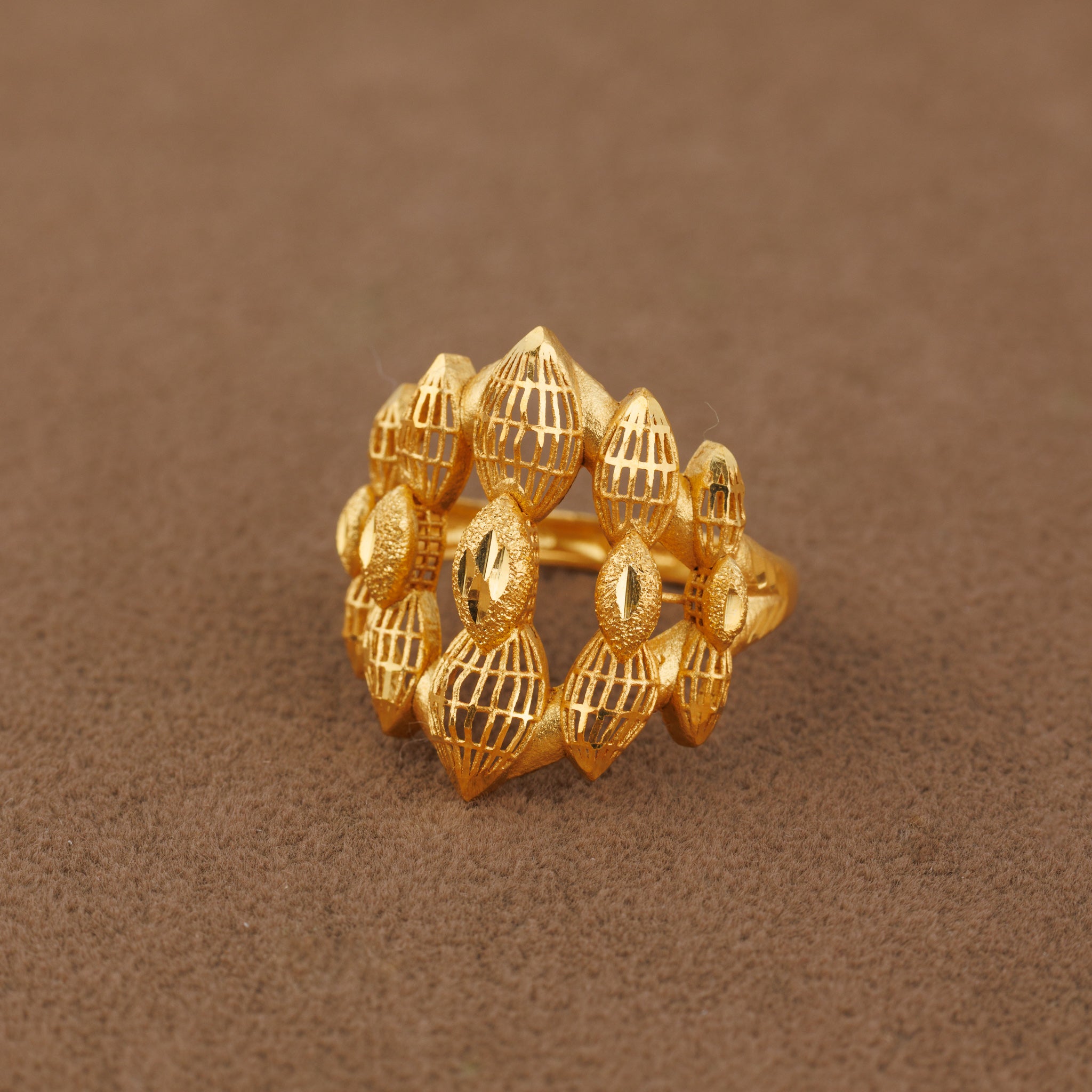 3D RP Rings (D156) - Silver 925 & Gold Plated