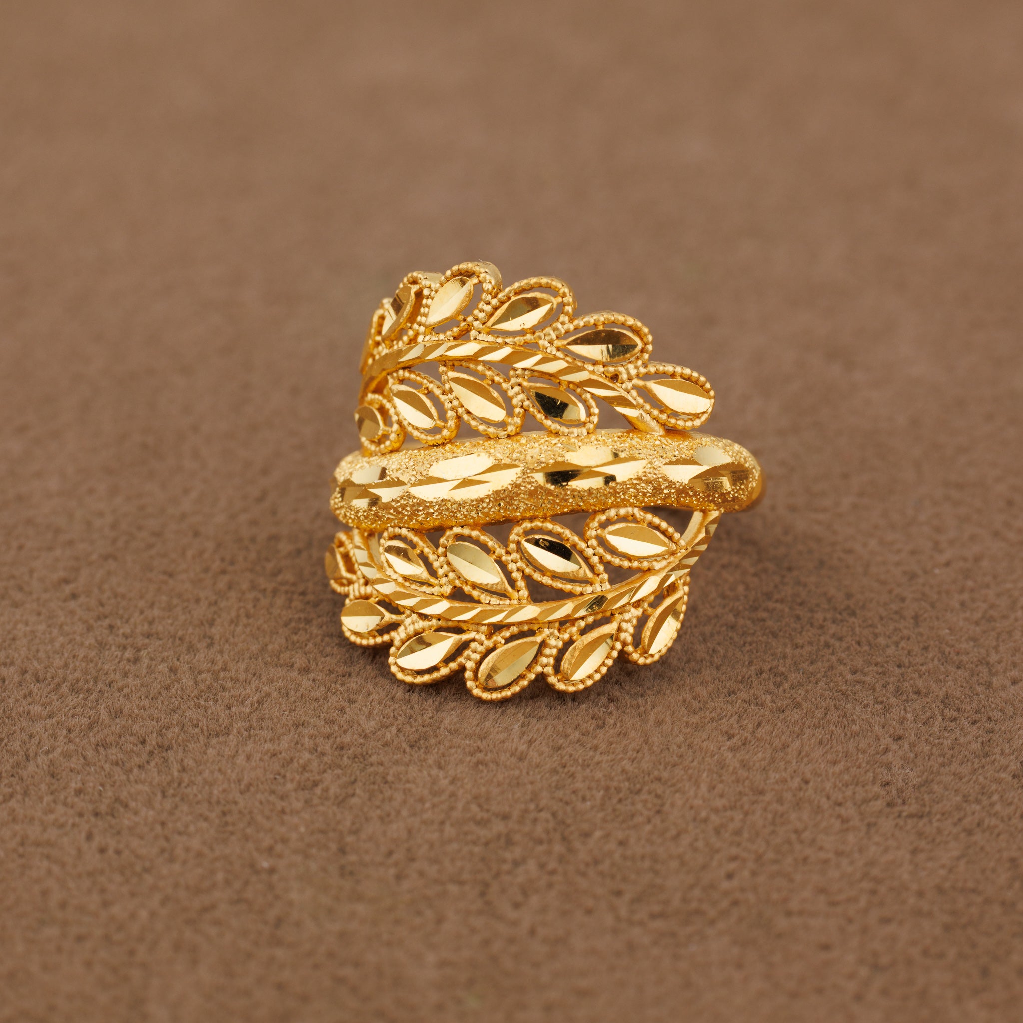3D RP Rings (D164) - Silver 925 & Gold Plated