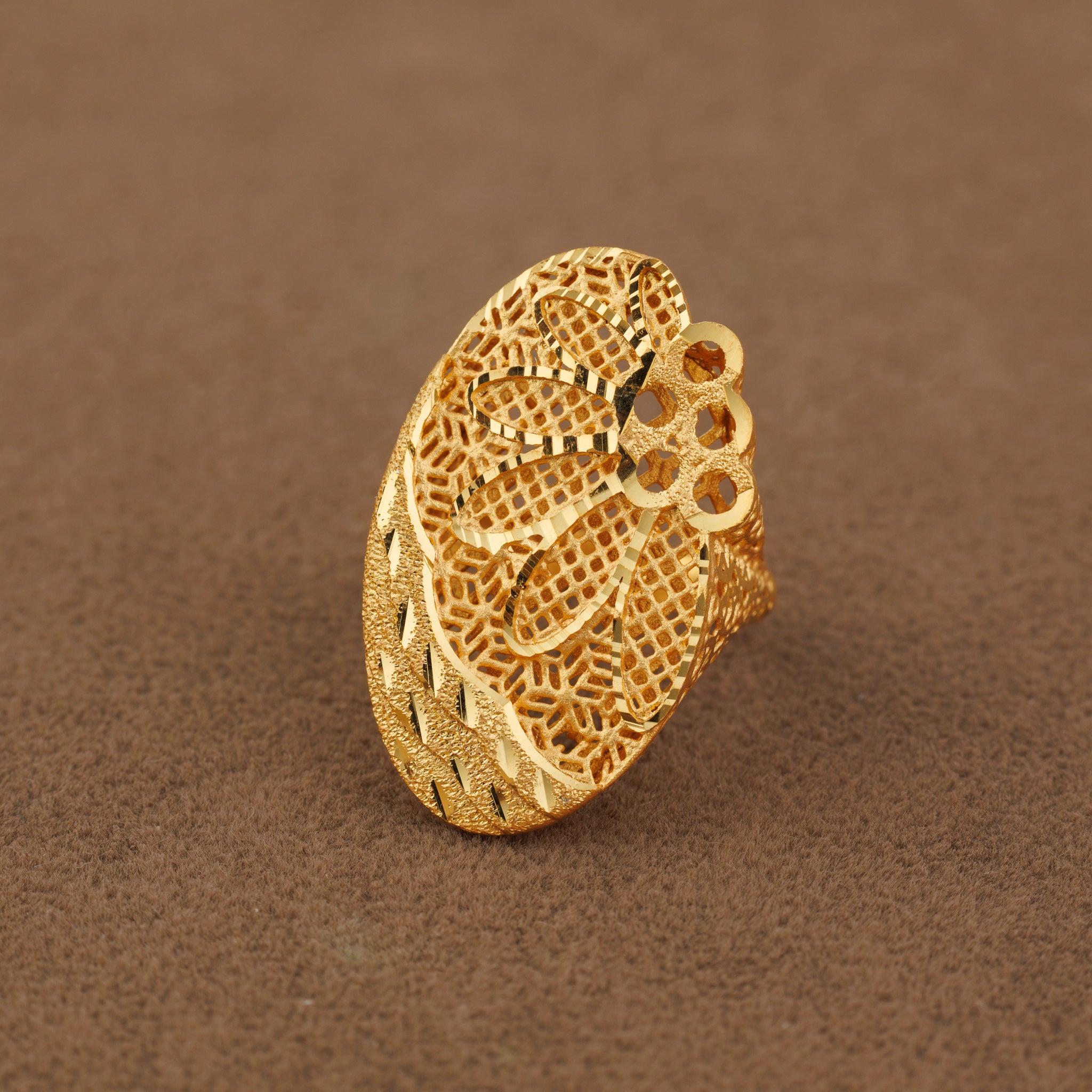 3D RP Rings (D196) - Silver 925 & Gold Plated