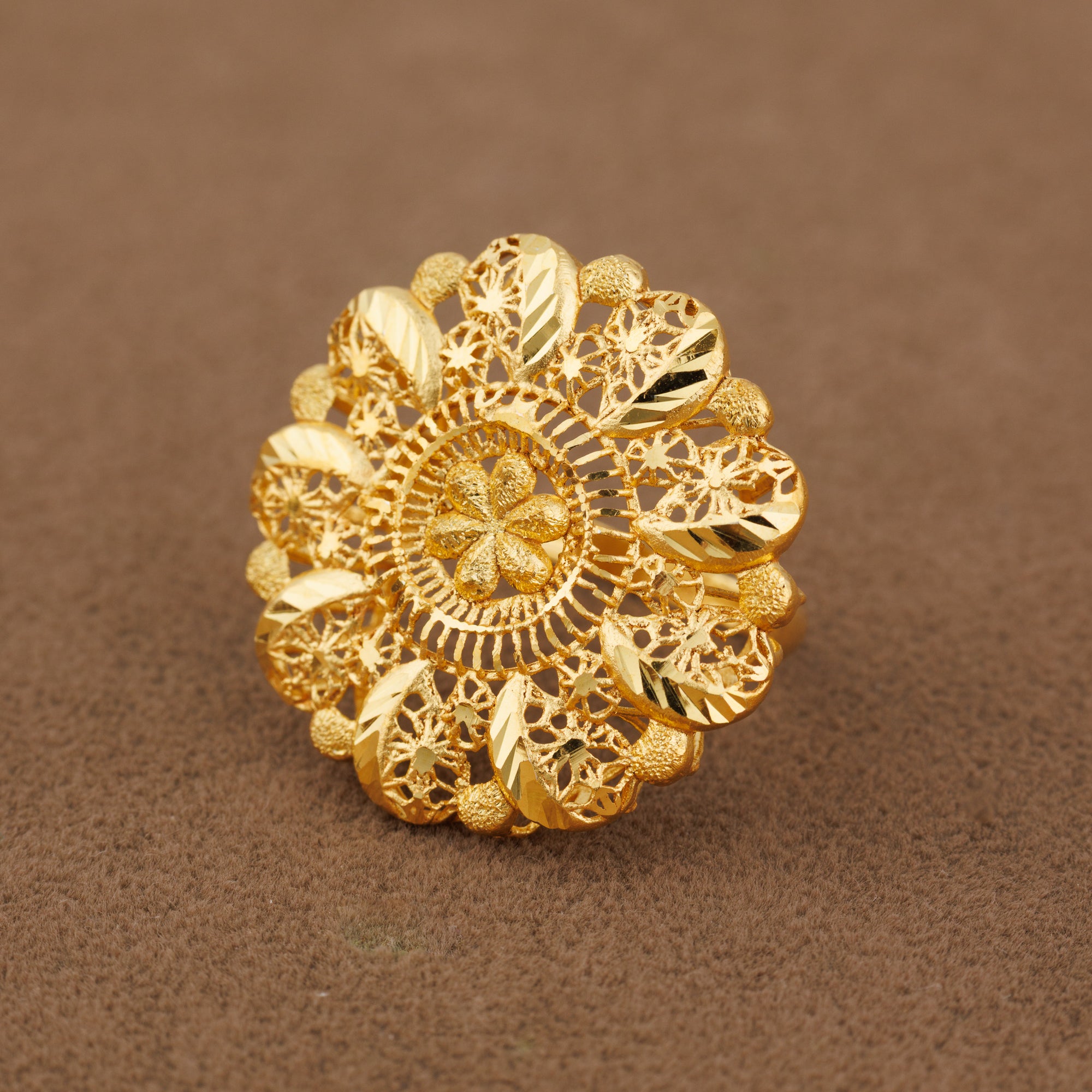 3D RP Rings (D121) - Silver 925 & Gold Plated