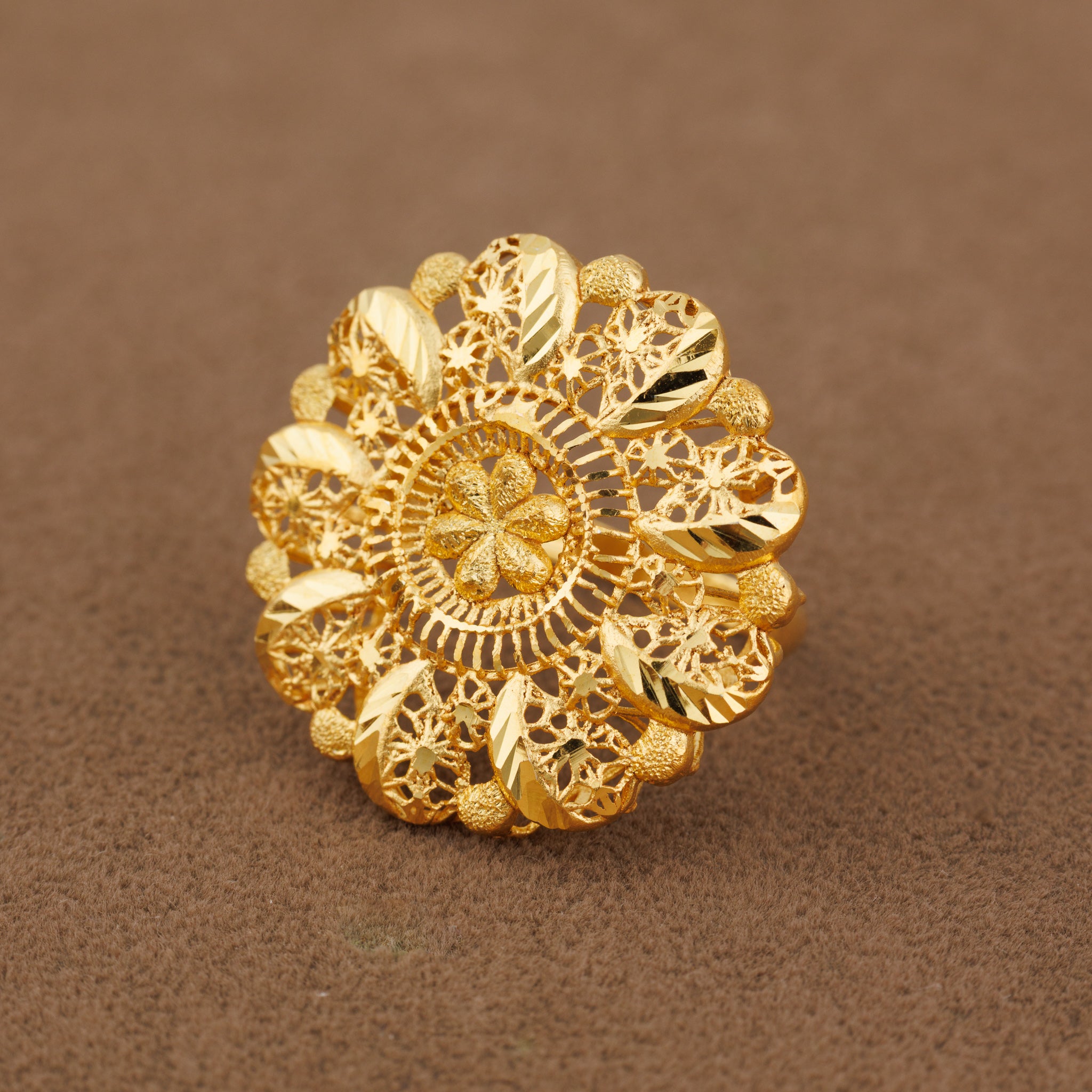 3D RP Rings (D121) - Silver 925 & Gold Plated