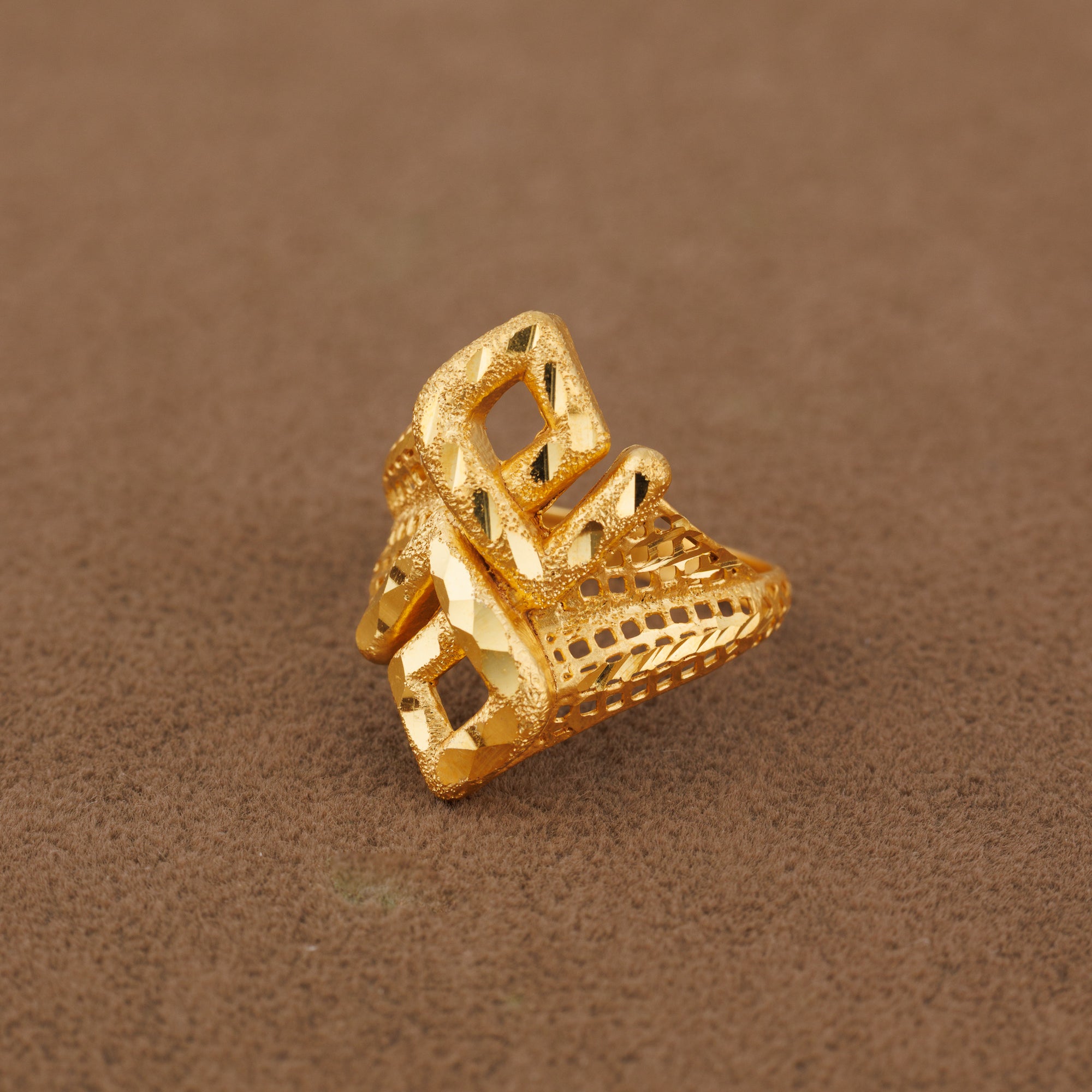 3D RP Rings (D198) - Silver 925 & Gold Plated