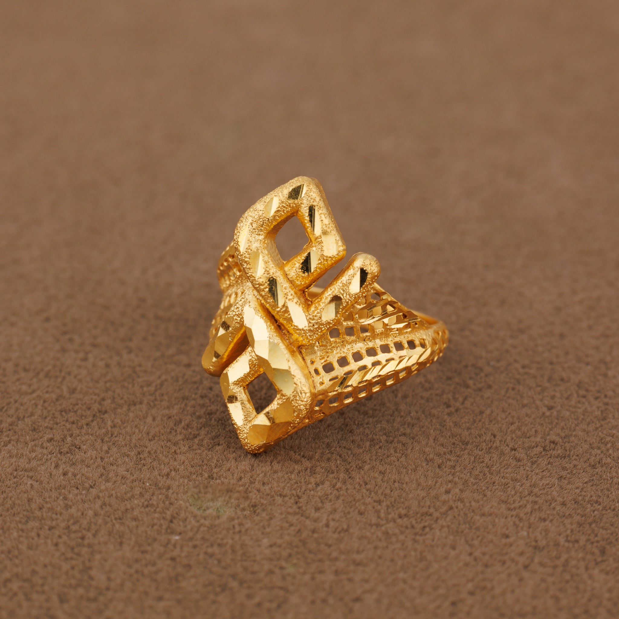3D RP Rings (D198) - Silver 925 & Gold Plated