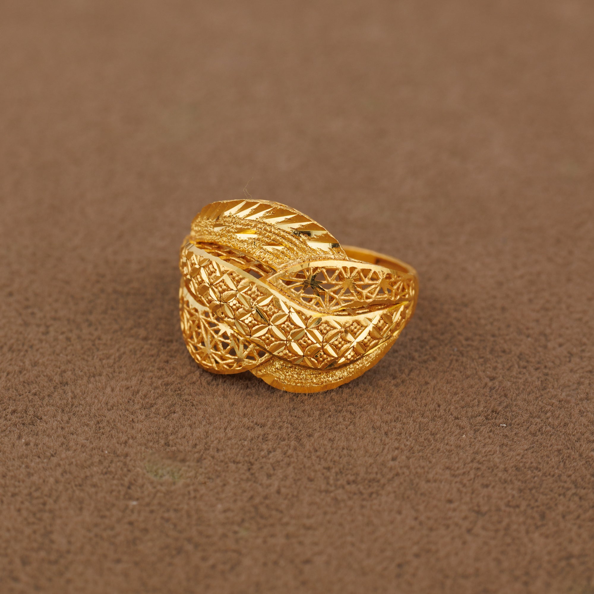3D RP Rings (D148) - Silver 925 & Gold Plated