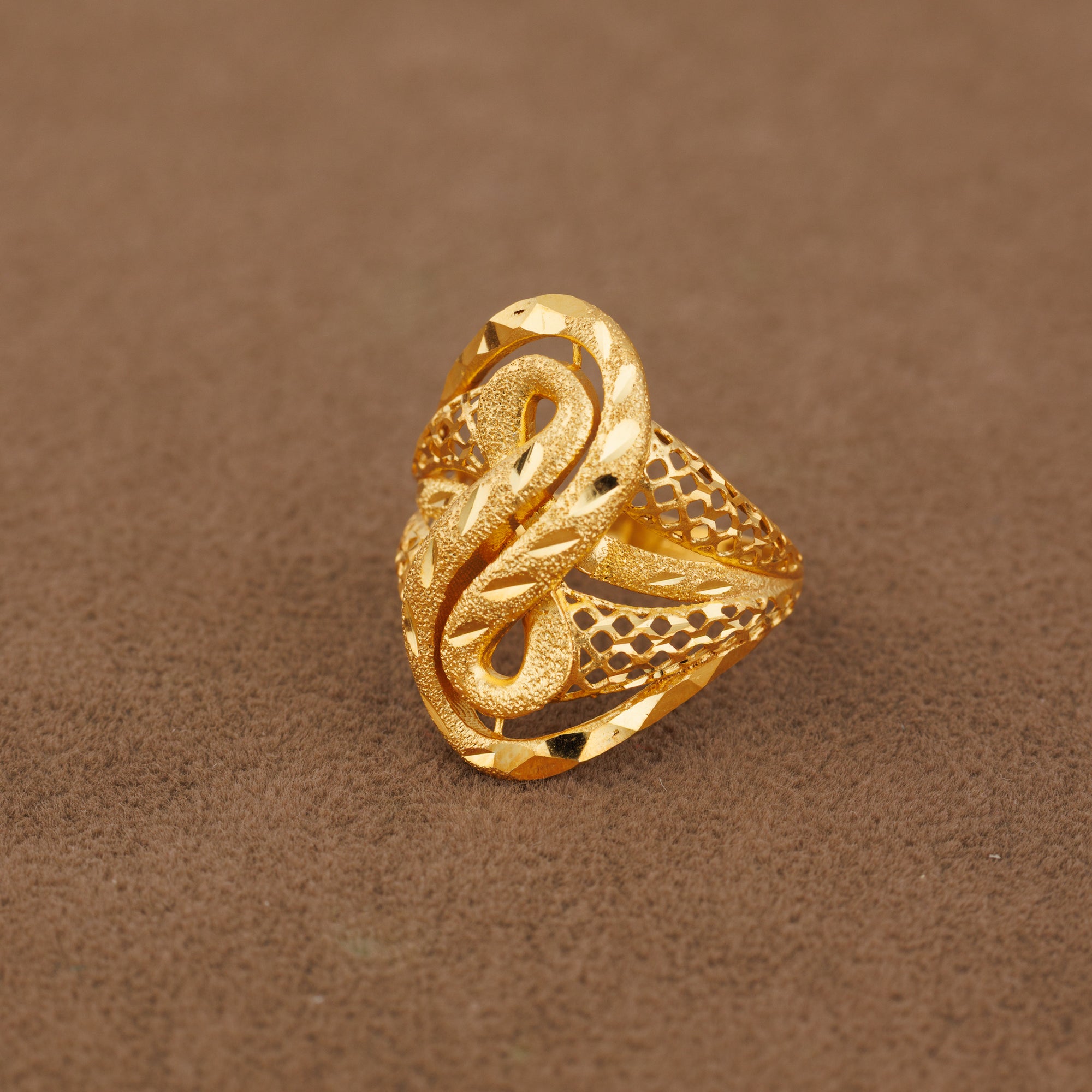 3D RP Rings (D191) - Silver 925 & Gold Plated