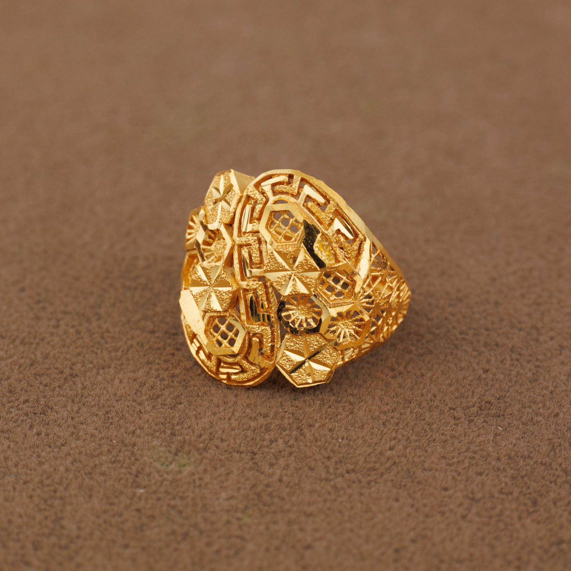 3D RP Rings (D172) - Silver 925 & Gold Plated