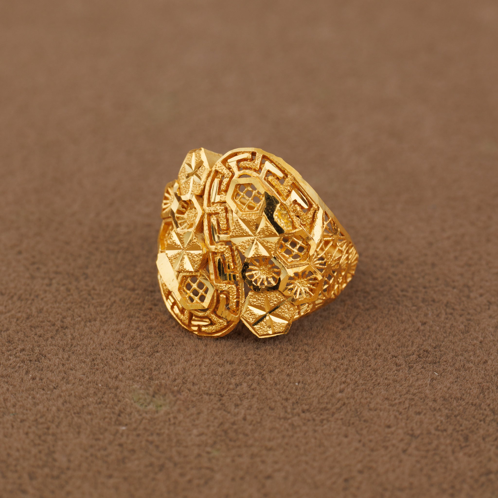 3D RP Rings (D172) - Silver 925 & Gold Plated