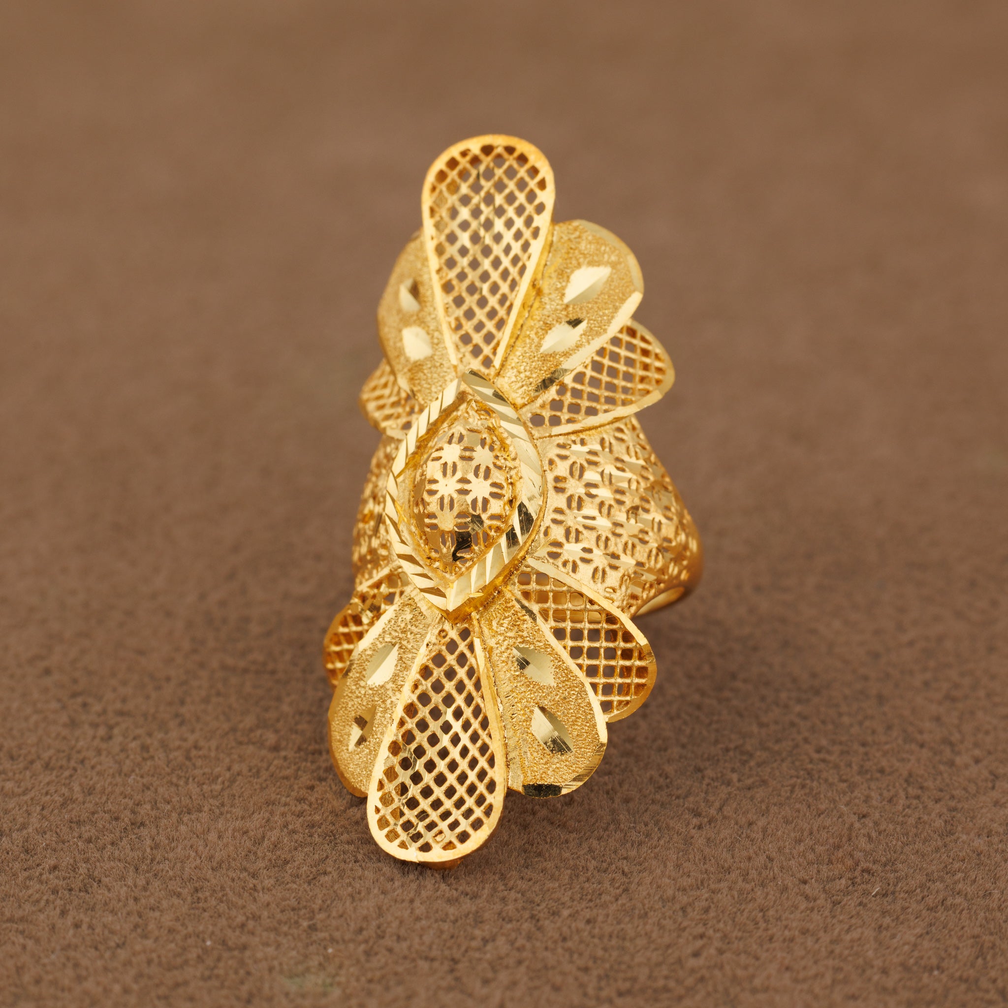 3D RP Rings (D177) - Silver 925 & Gold Plated