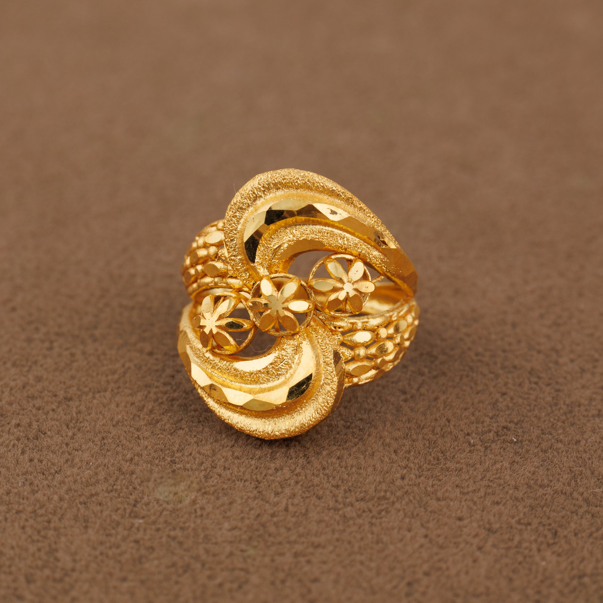 3D RP Rings (D178) - Silver 925 & Gold Plated