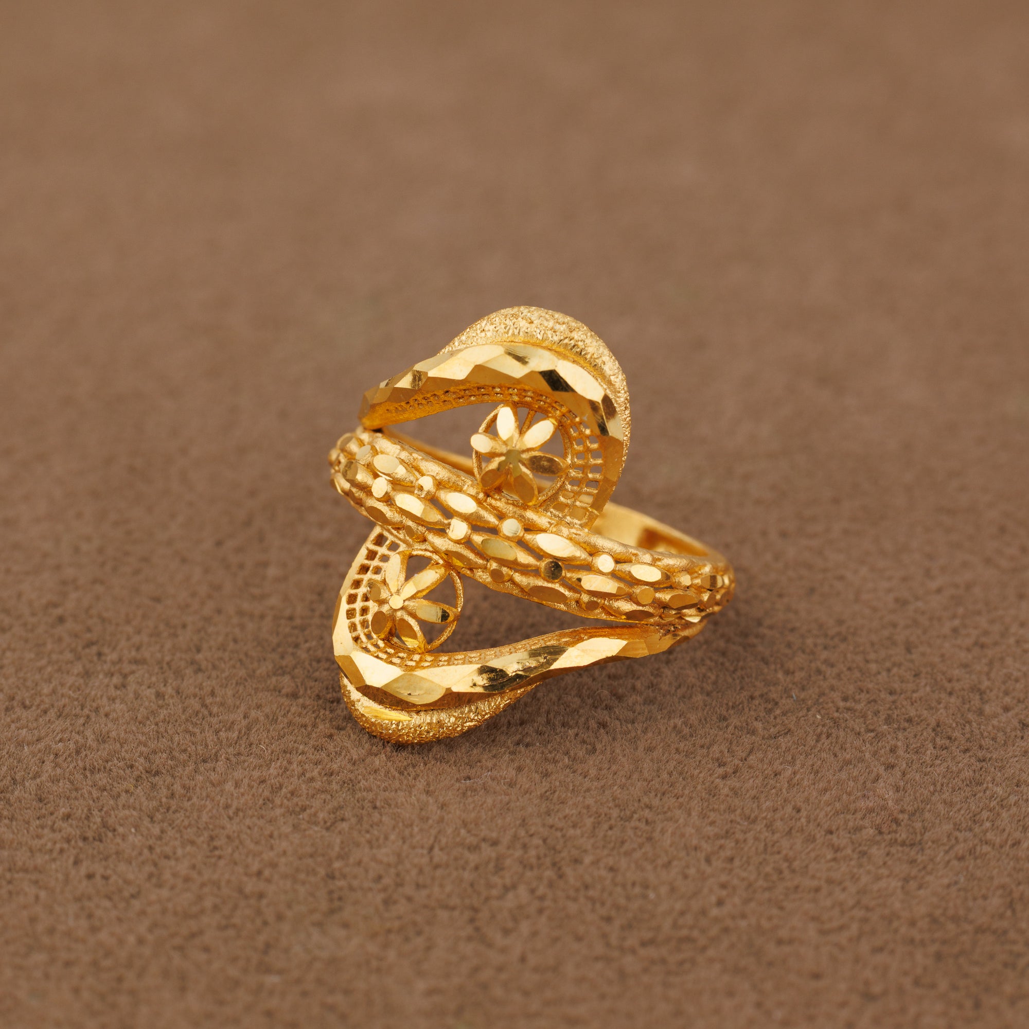 3D RP Rings (D173) - Silver 925 & Gold Plated