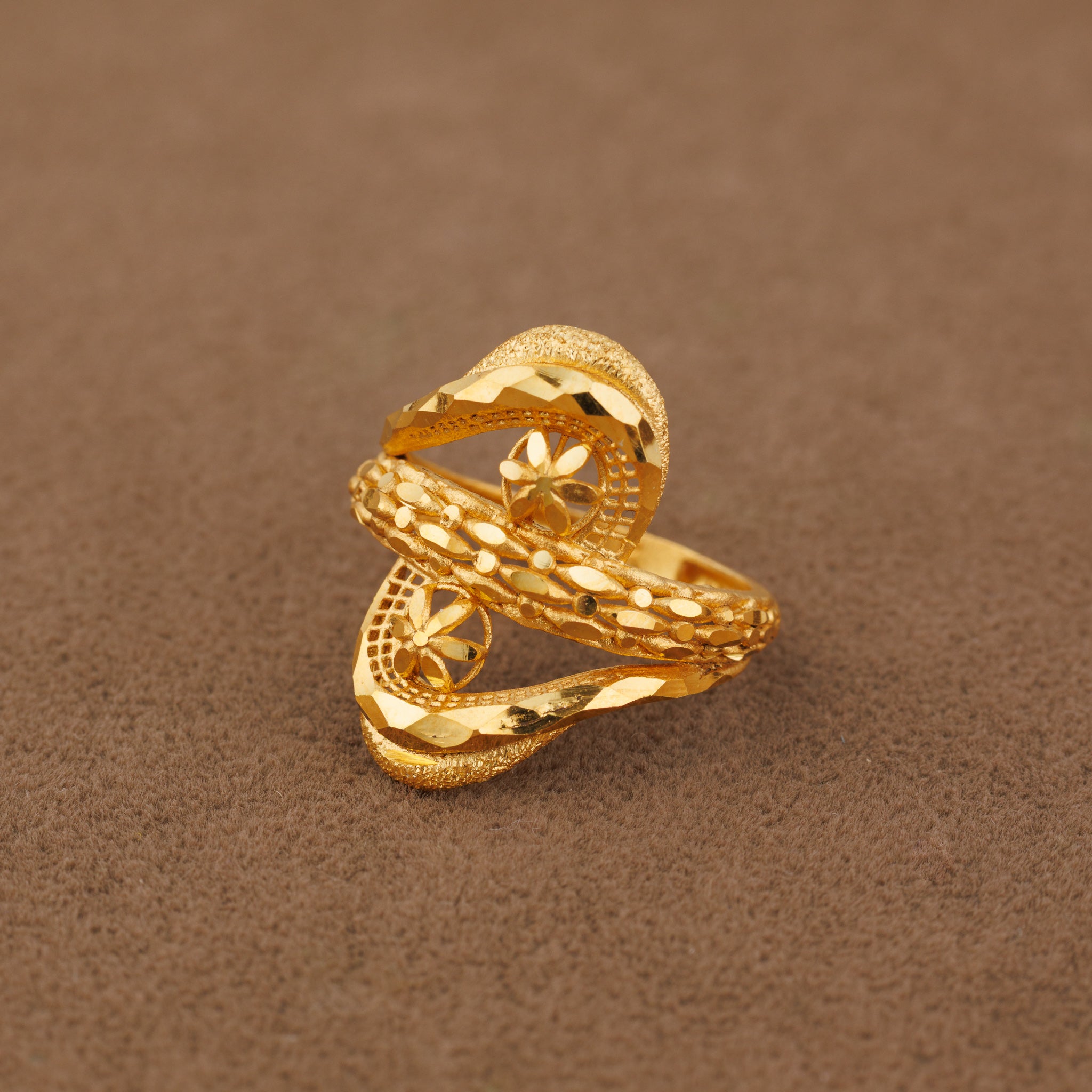 3D RP Rings (D173) - Silver 925 & Gold Plated