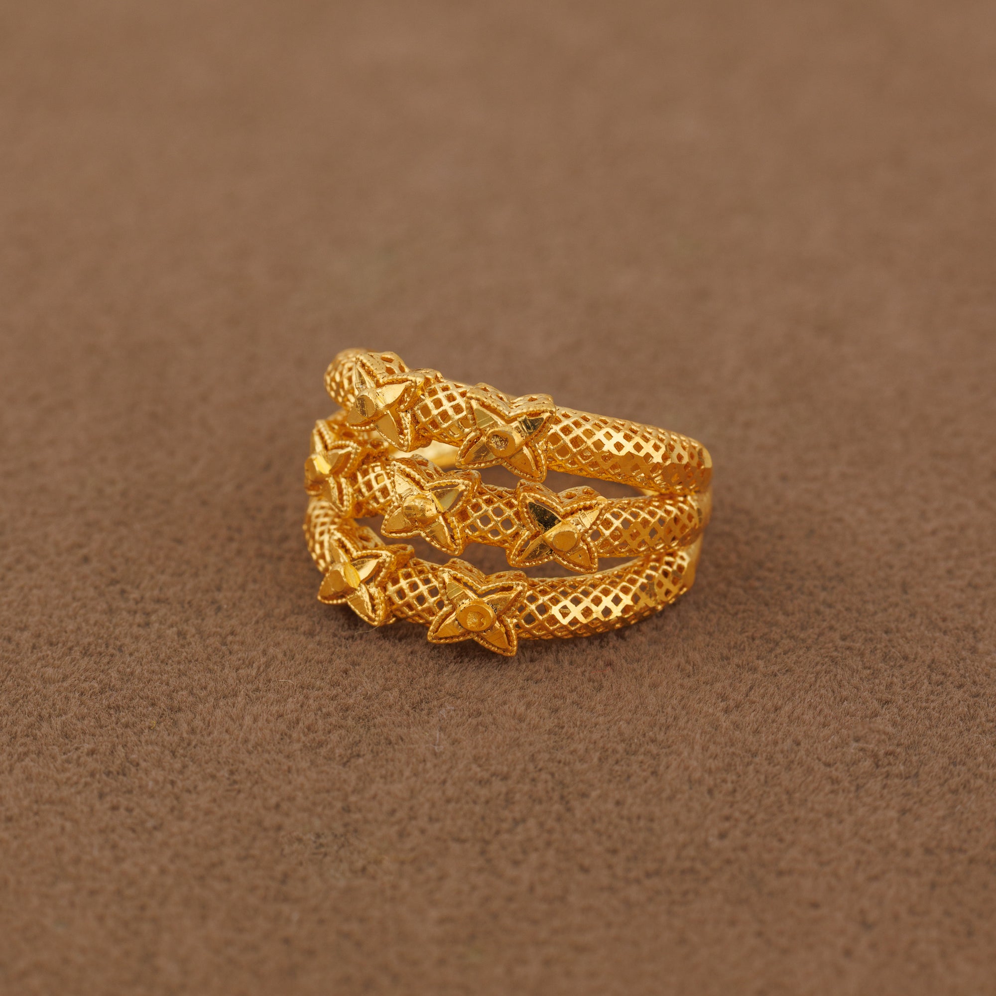 3D RP Rings (D181) - Silver 925 & Gold Plated