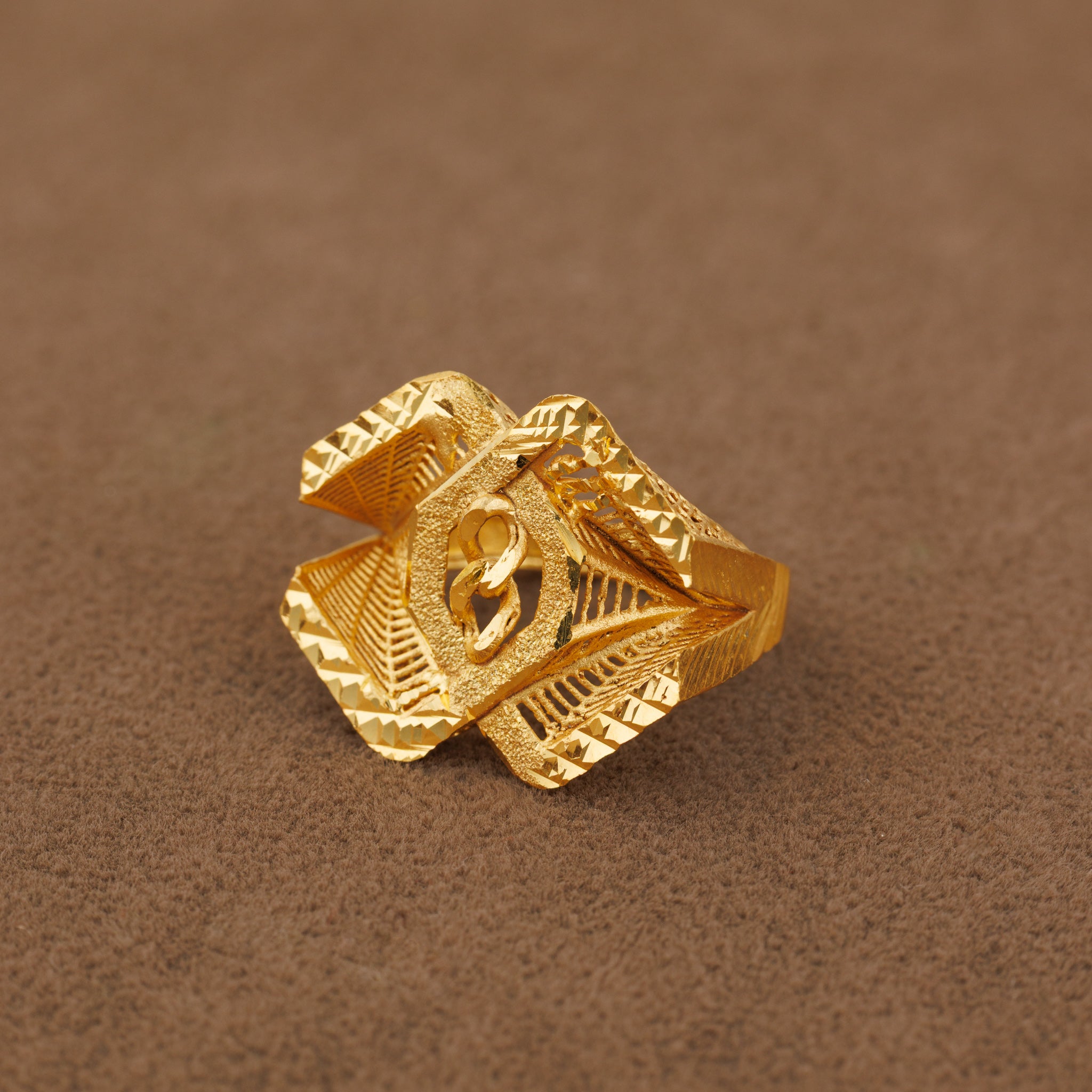3D RP Rings (D142) - Silver 925 & Gold Plated
