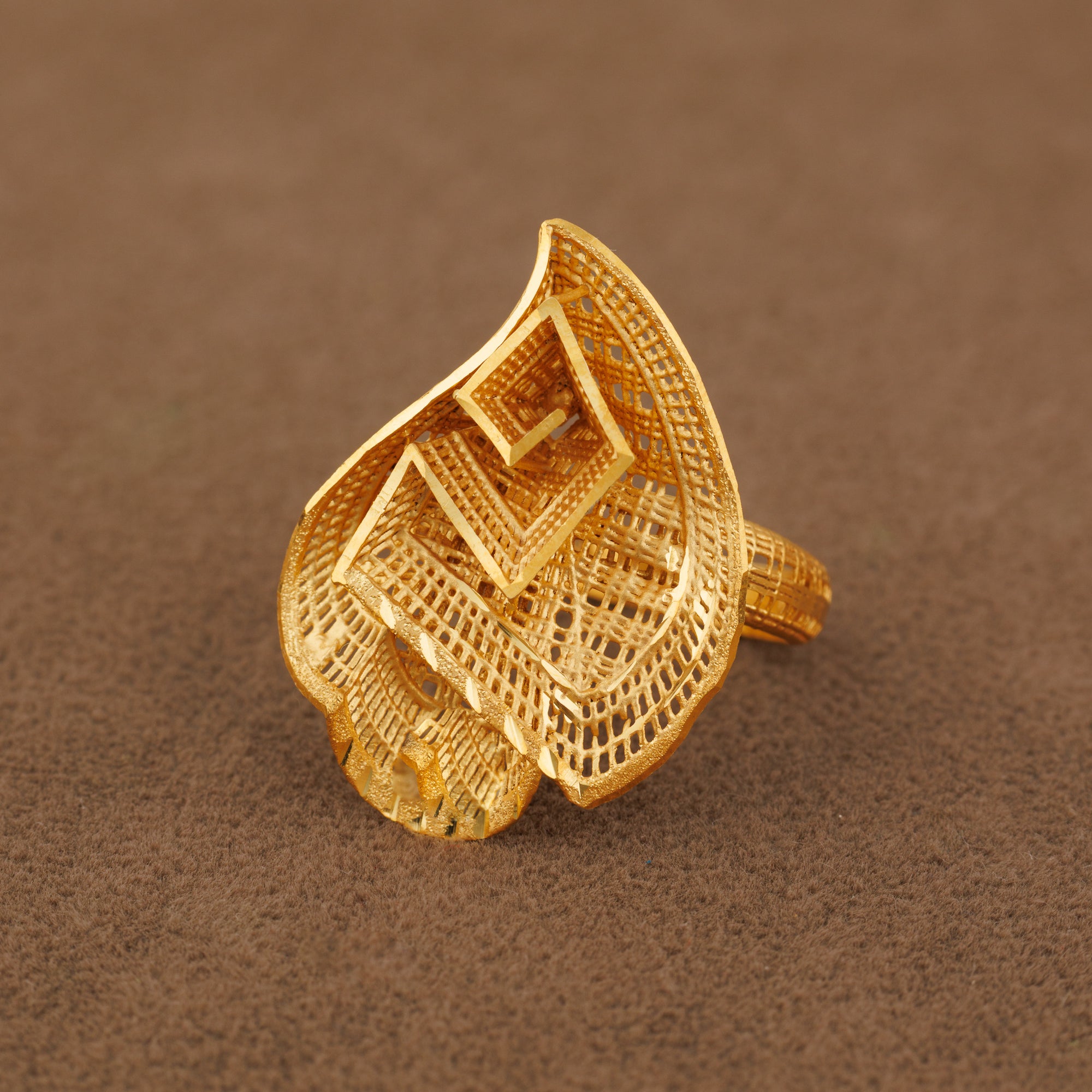 3D RP Rings (D223) - Silver 925 & Gold Plated