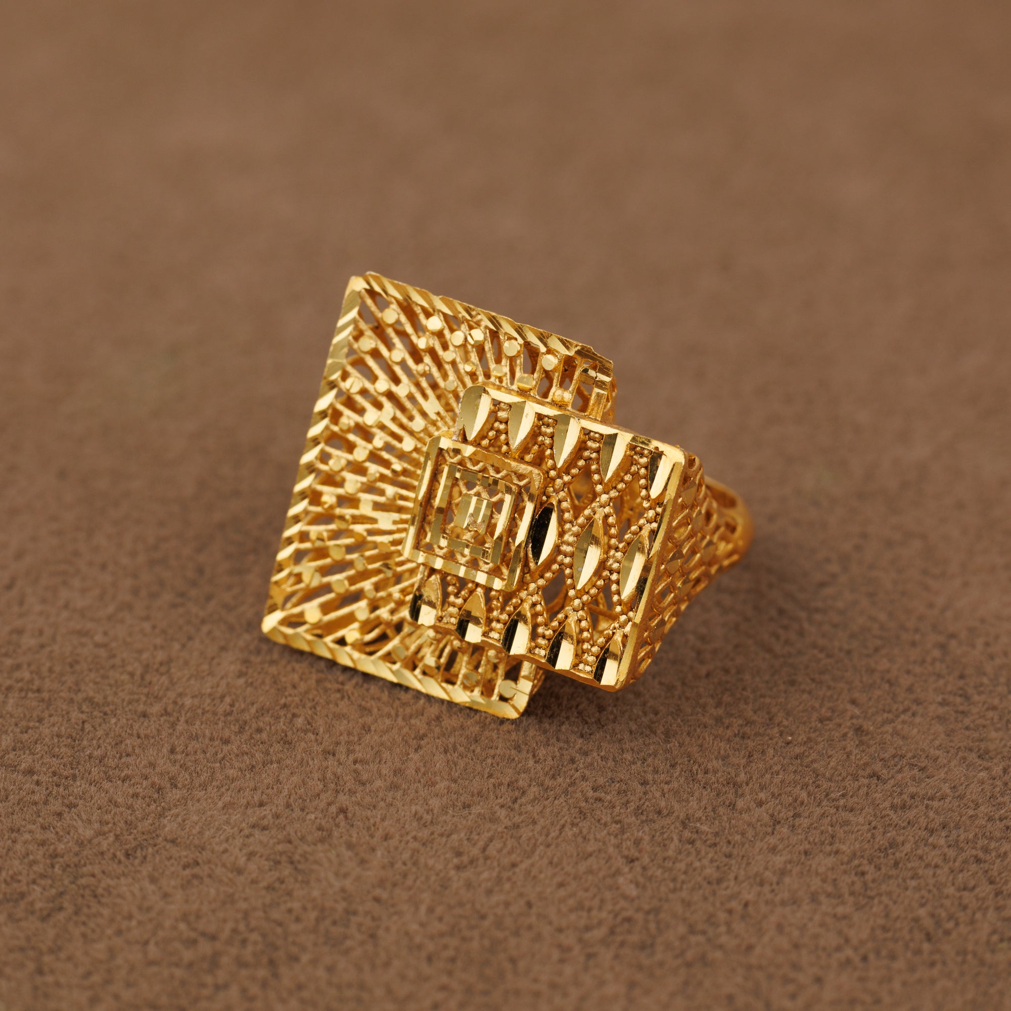 3D RP Rings (D201) - Silver 925 & Gold Plated