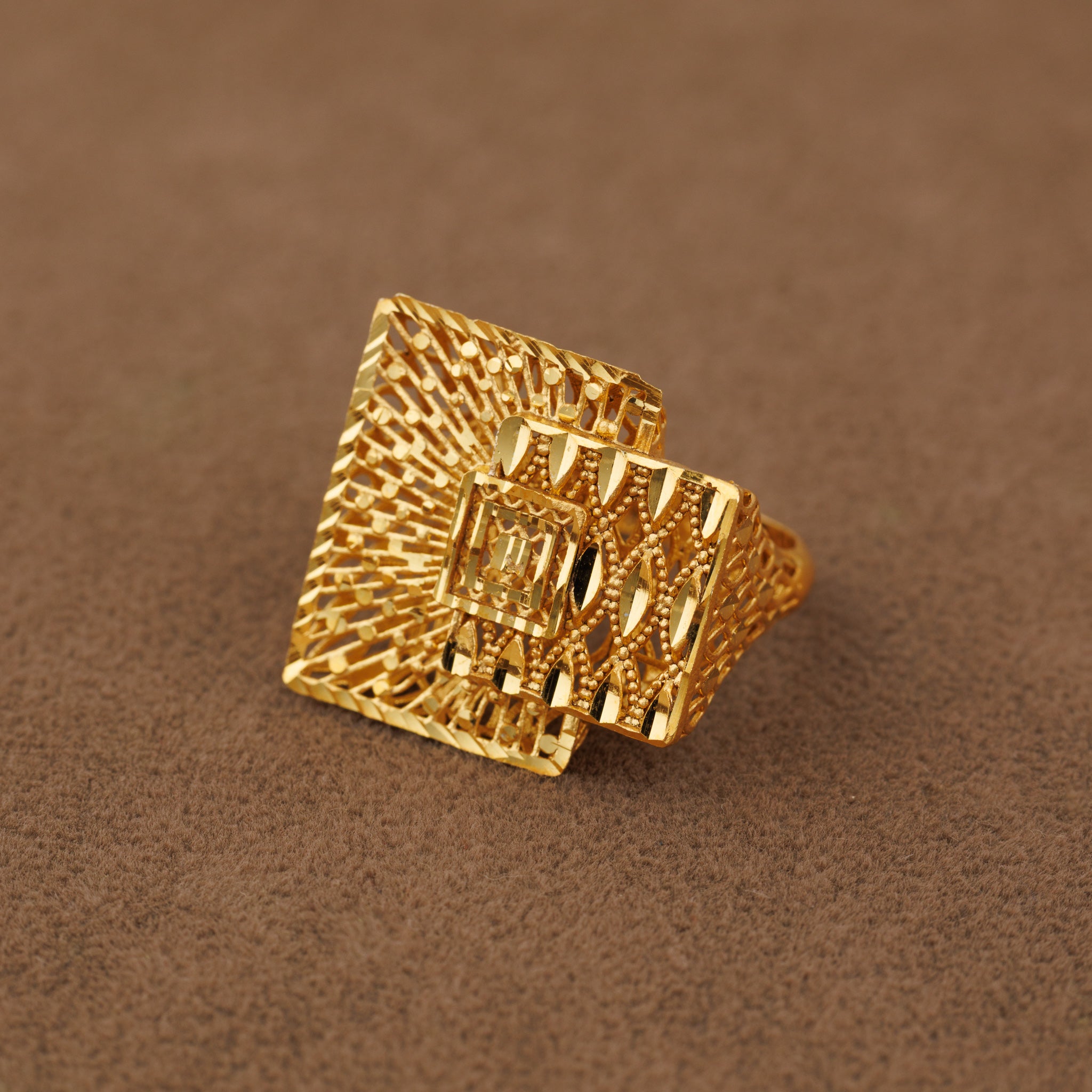 3D RP Rings (D201) - Silver 925 & Gold Plated