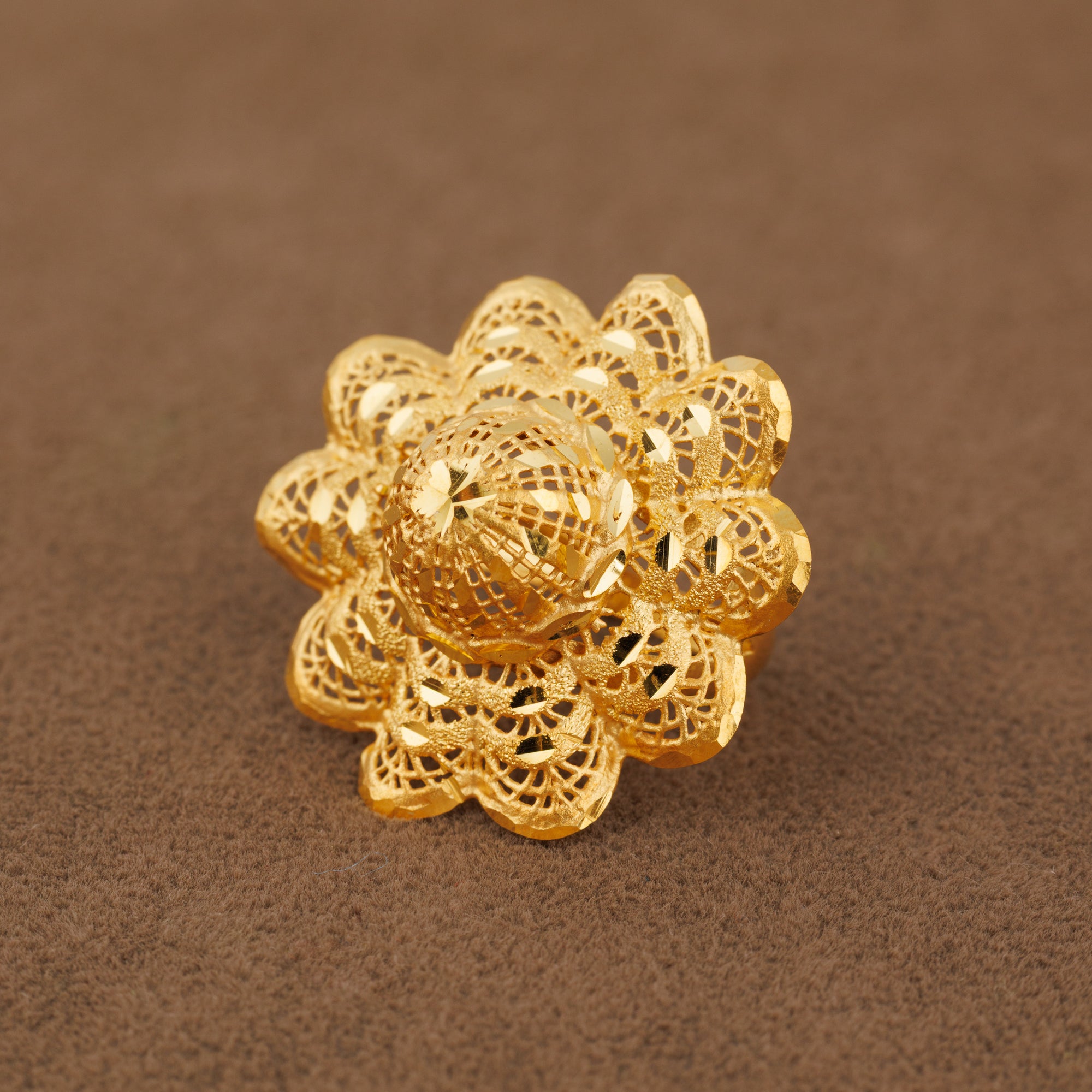 3D RP Rings (D186) - Silver 925 & Gold Plated