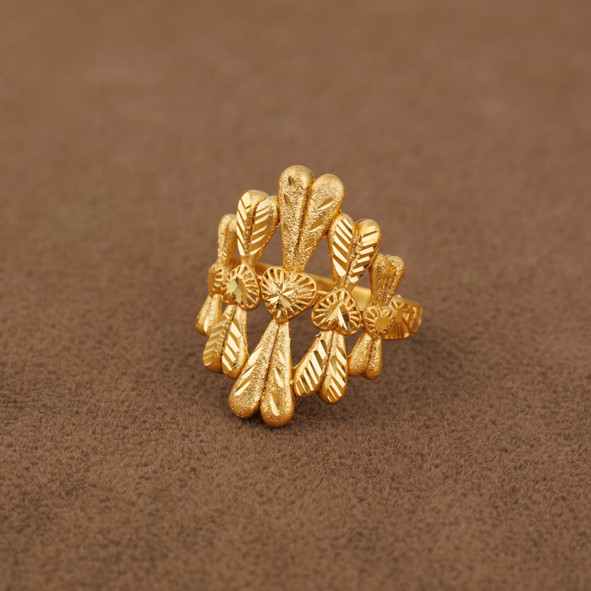 3D RP Rings (D193) - Silver 925 & Gold Plated