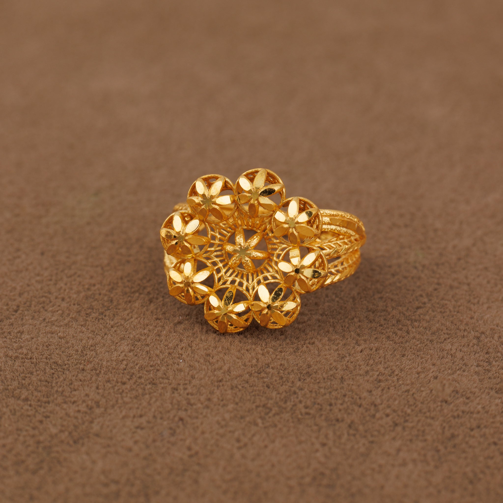 3D RP Rings (D228) - Silver 925 & Gold Plated