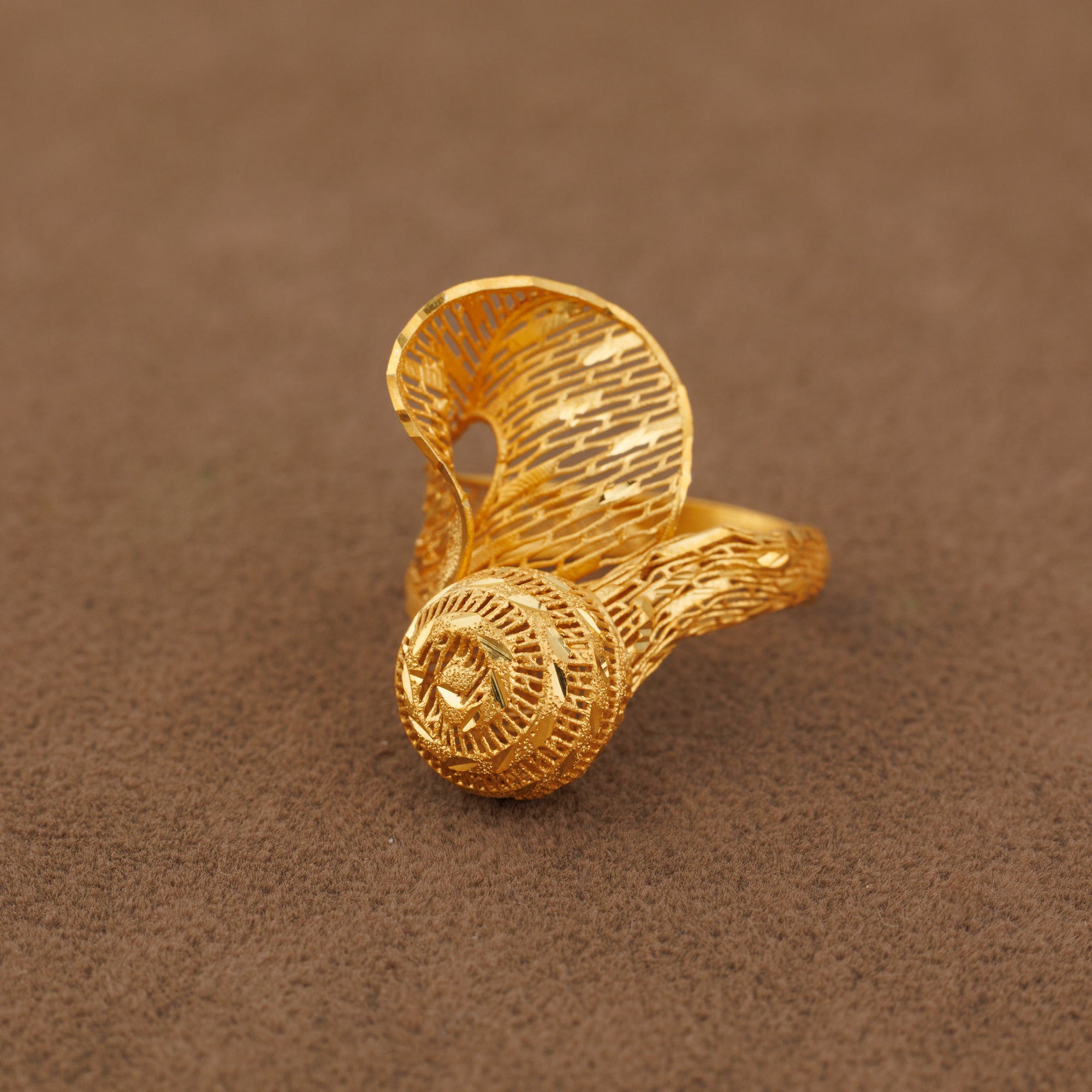 3D RP Rings (D234) - Silver 925 & Gold Plated