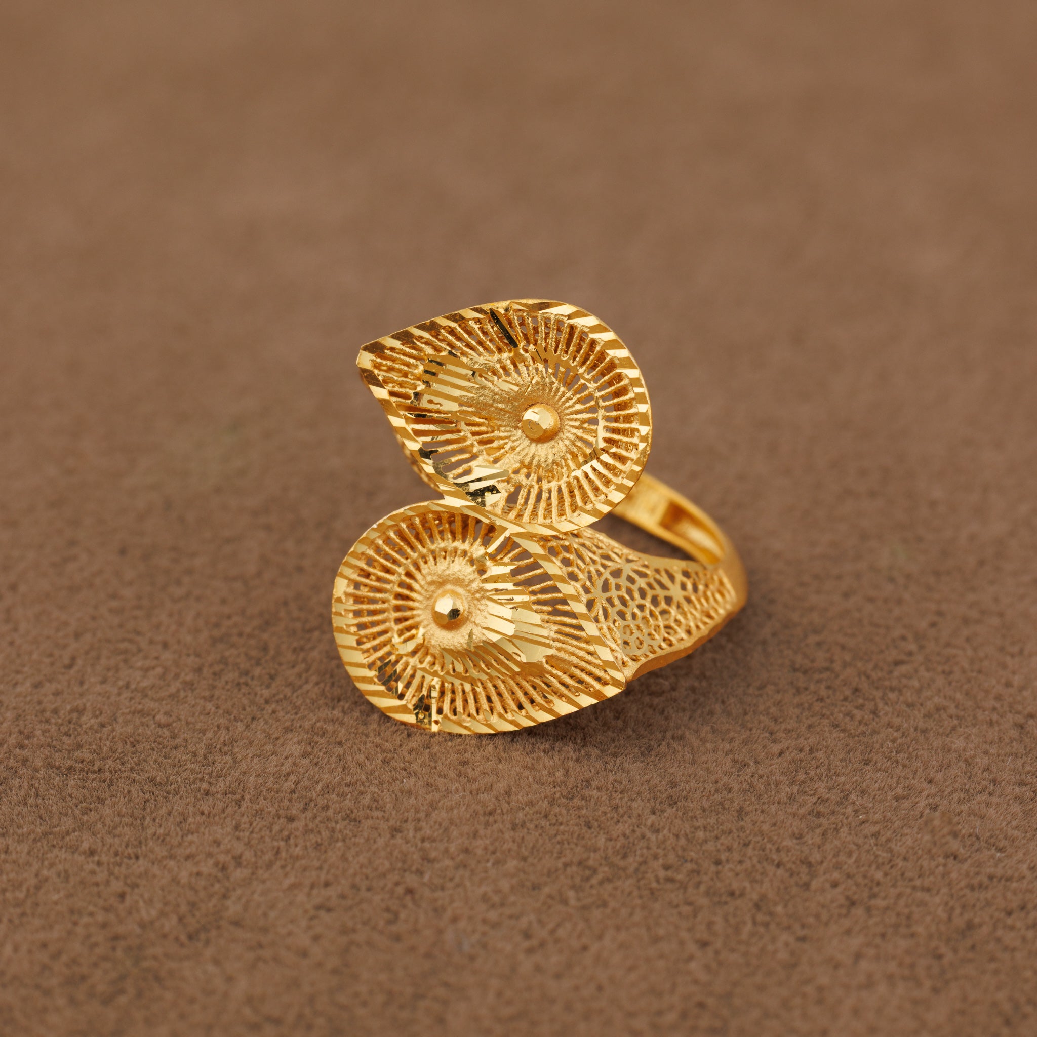 3D RP Rings (D227) - Silver 925 & Gold Plated