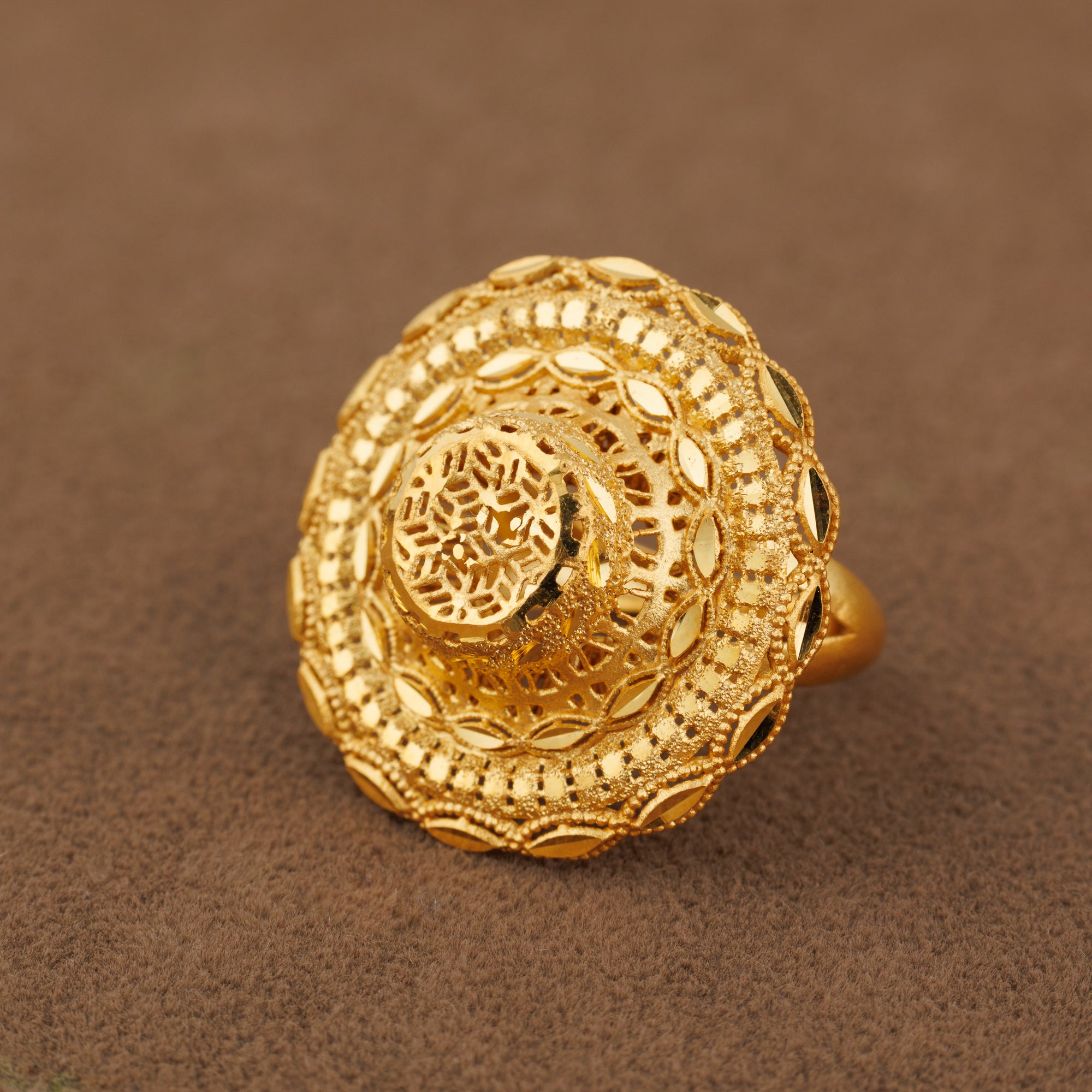 3D RP Rings (D23) - Silver 925 & Gold Plated