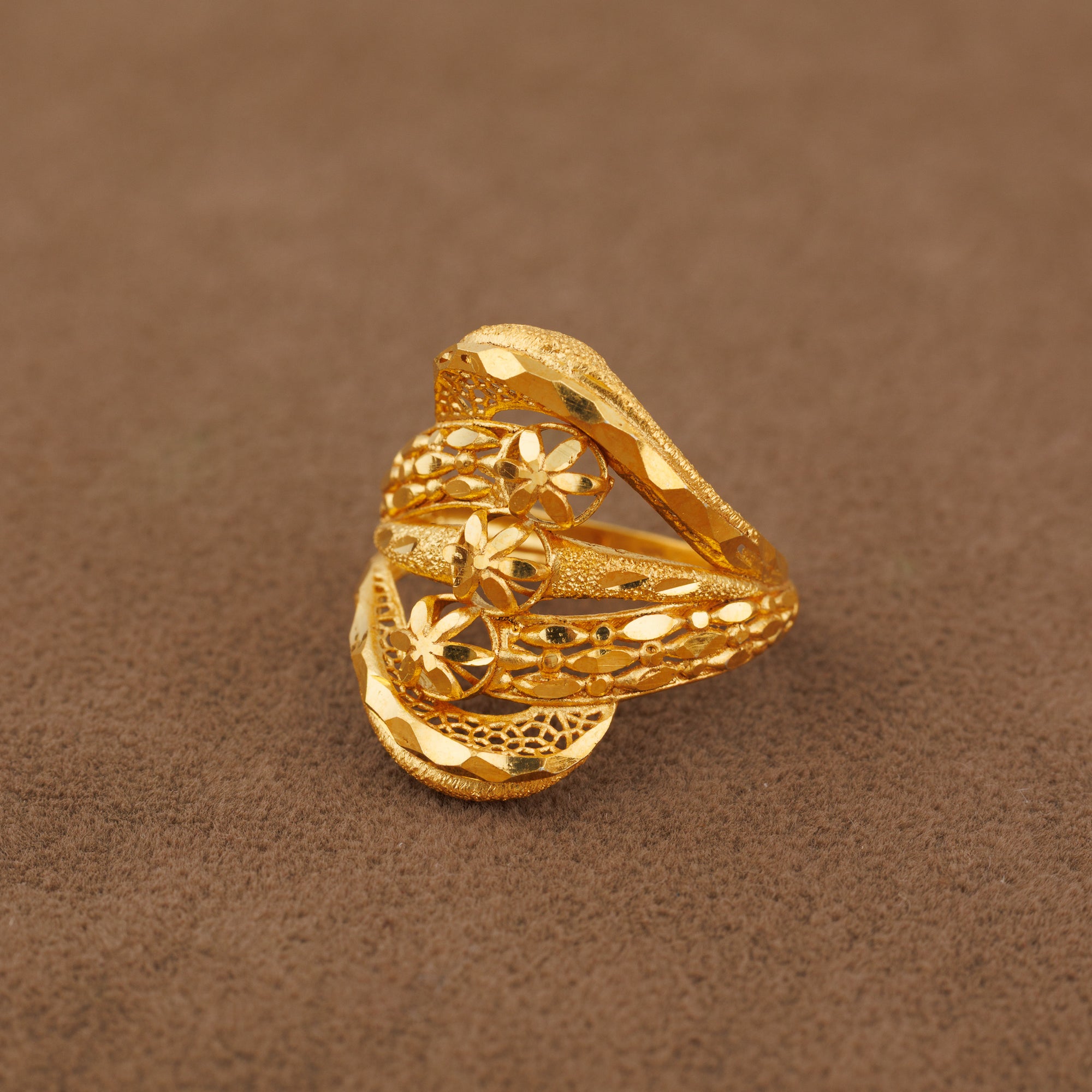 3D RP Rings (D217) - Silver 925 & Gold Plated
