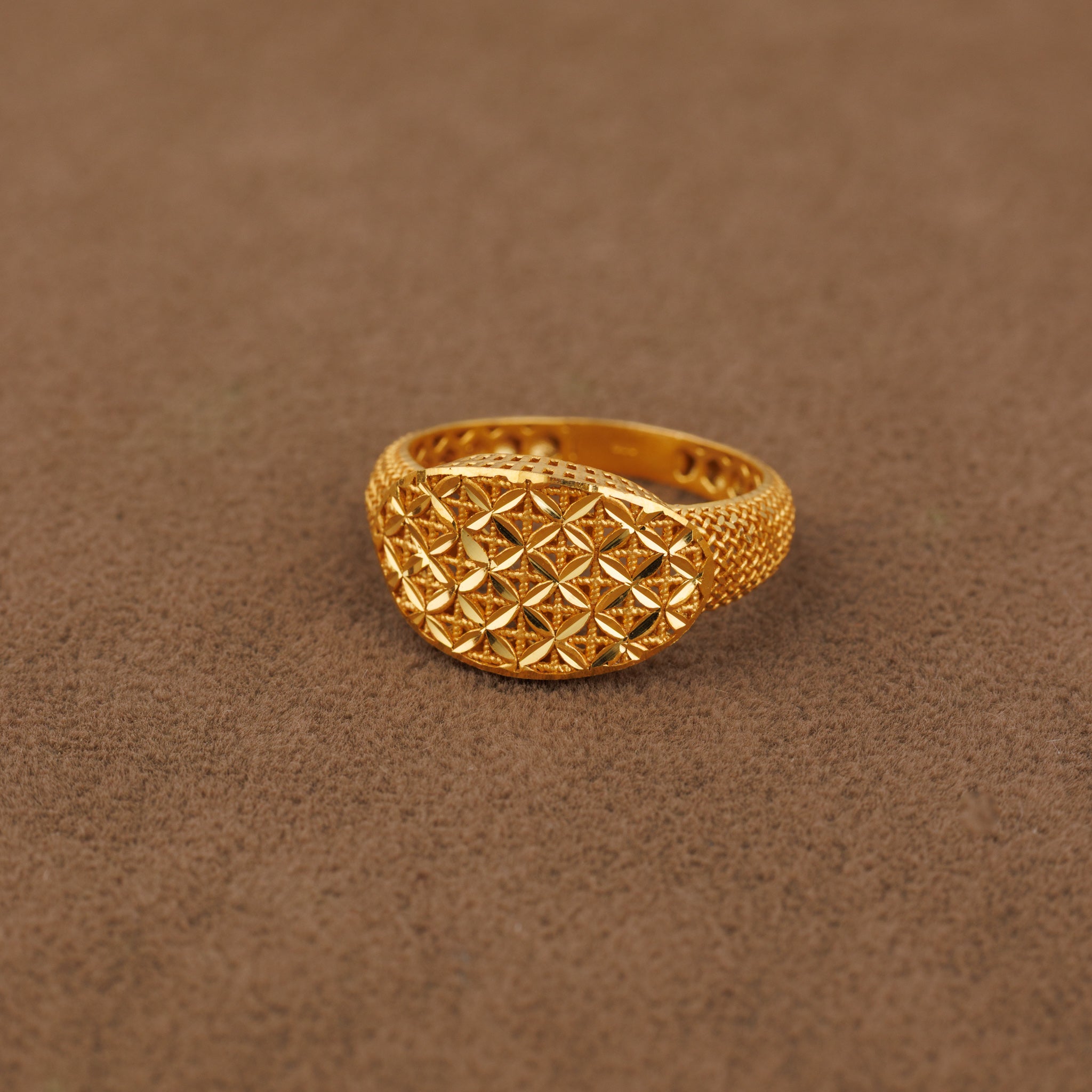 3D RP Rings (D242) - Silver 925 & Gold Plated