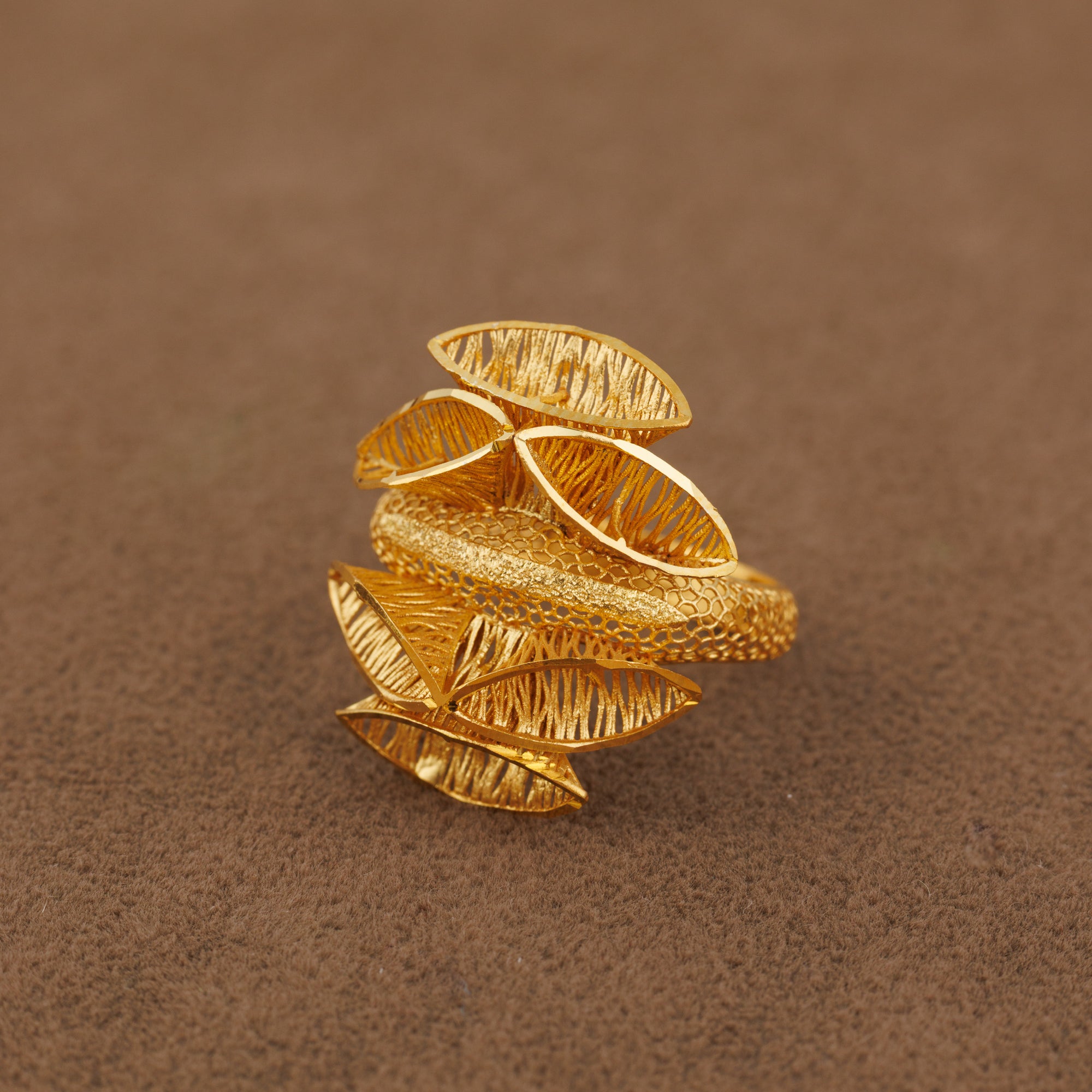 3D RP Rings (D229) - Silver 925 & Gold Plated