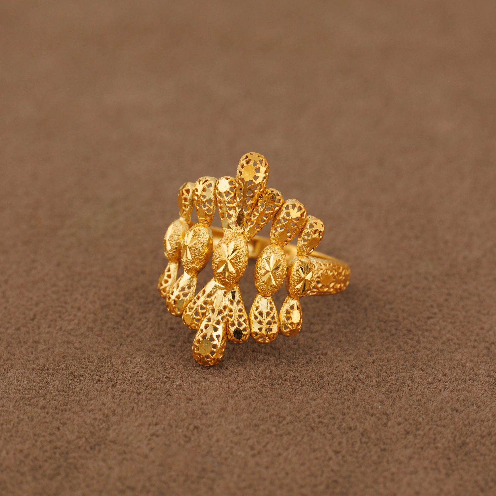 3D RP Rings (D153) - Silver 925 & Gold Plated