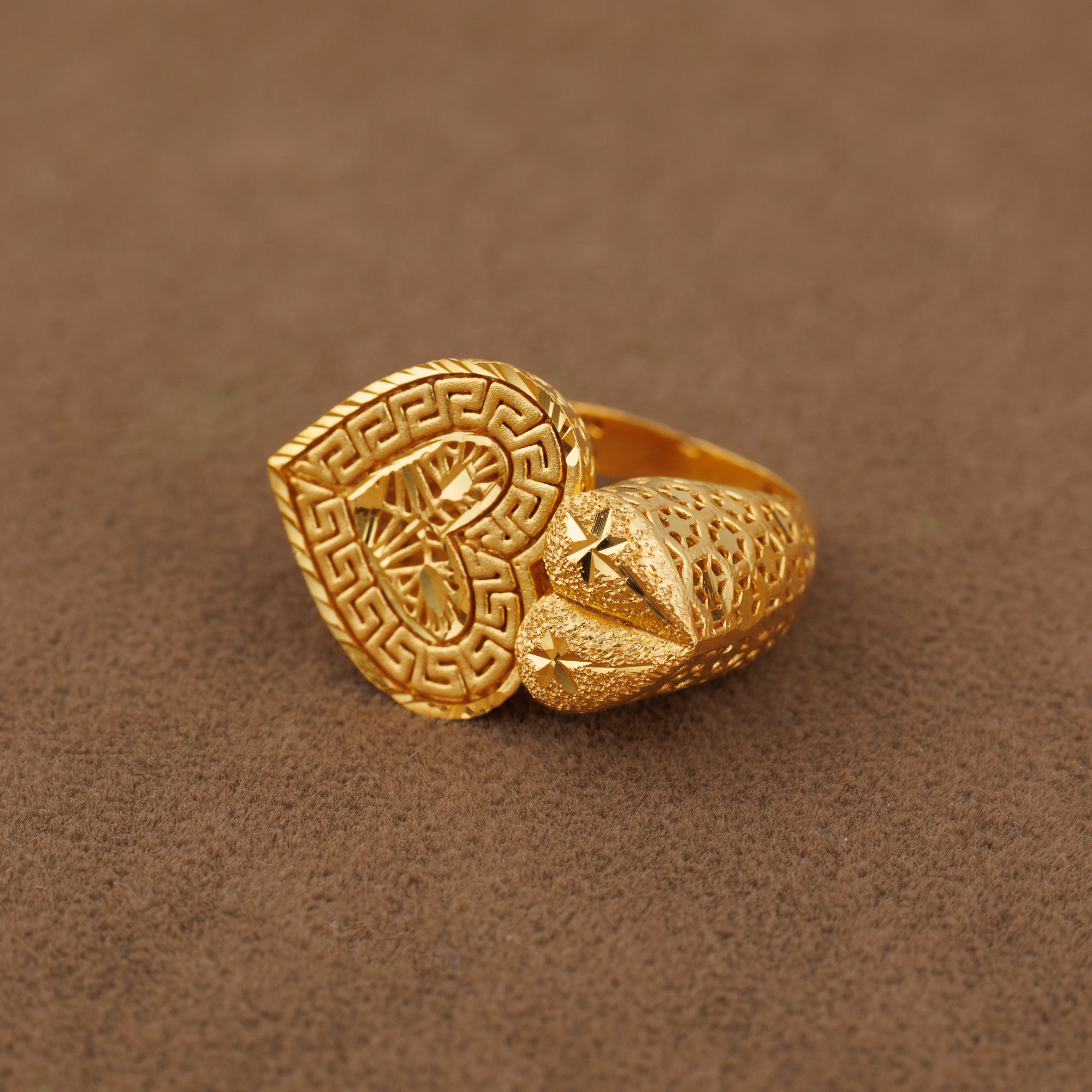 3D RP Rings (D194) - Silver 925 & Gold Plated