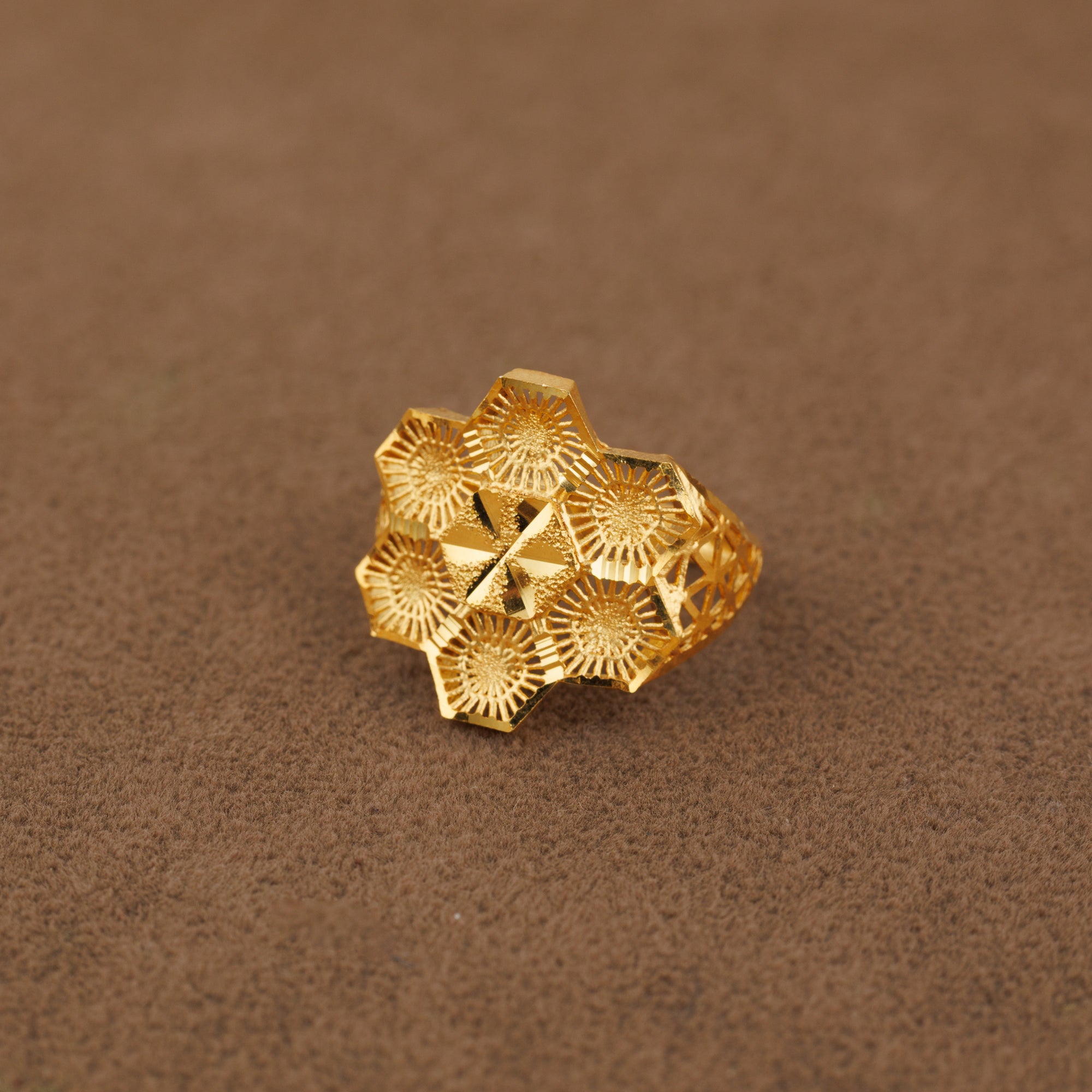 3D RP Rings (D187) - Silver 925 & Gold Plated