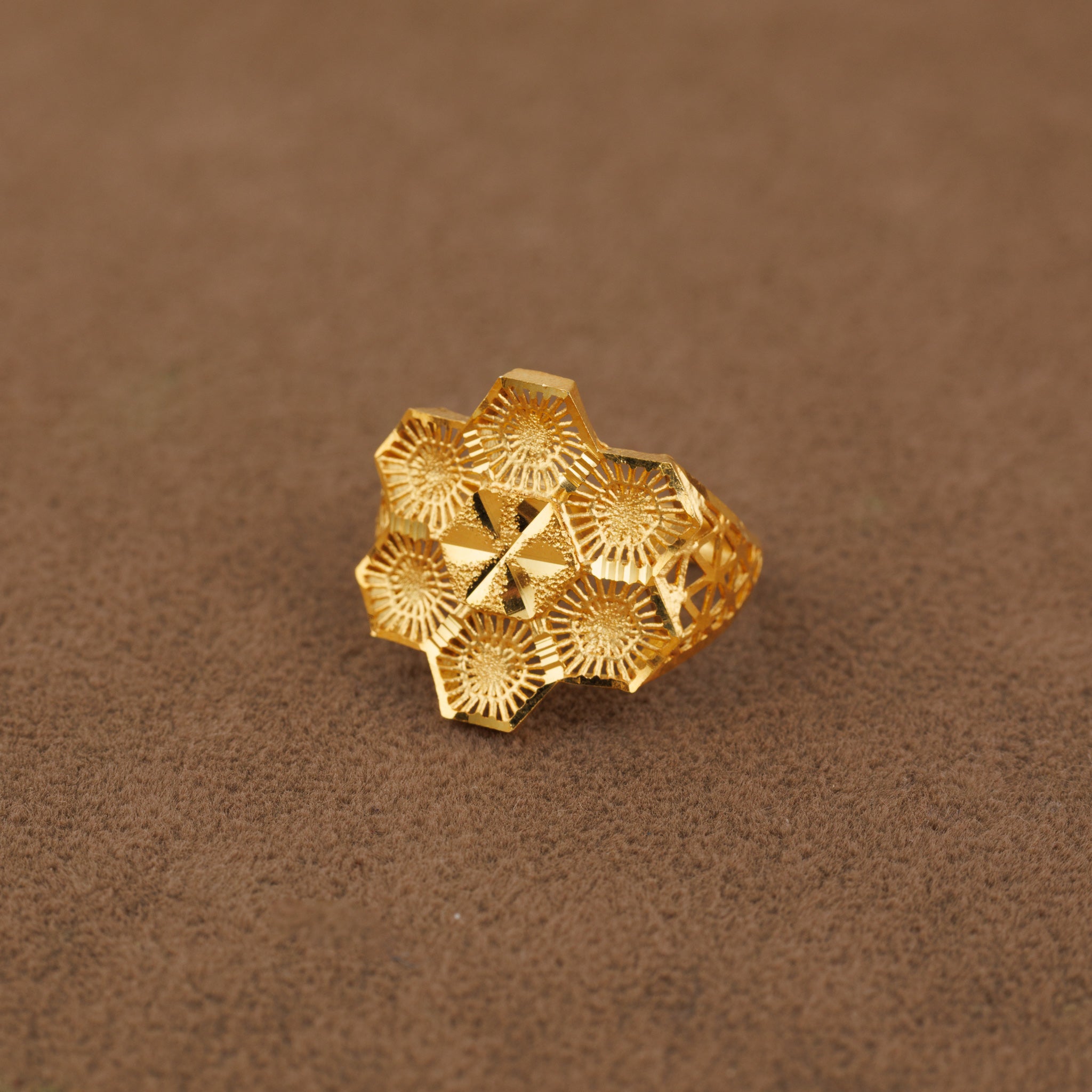 3D RP Rings (D187) - Silver 925 & Gold Plated