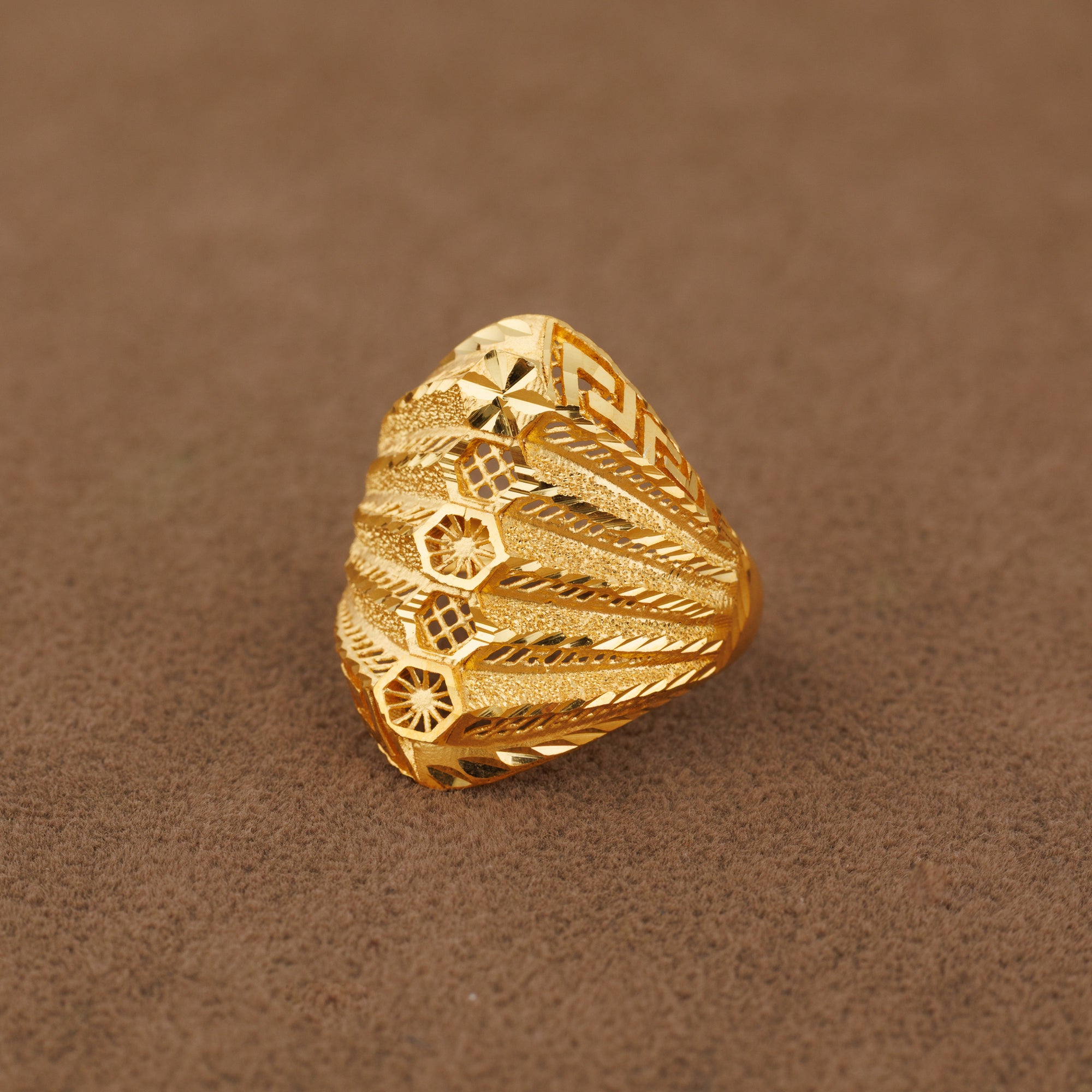 3D RP Rings (D256) - Silver 925 & Gold Plated